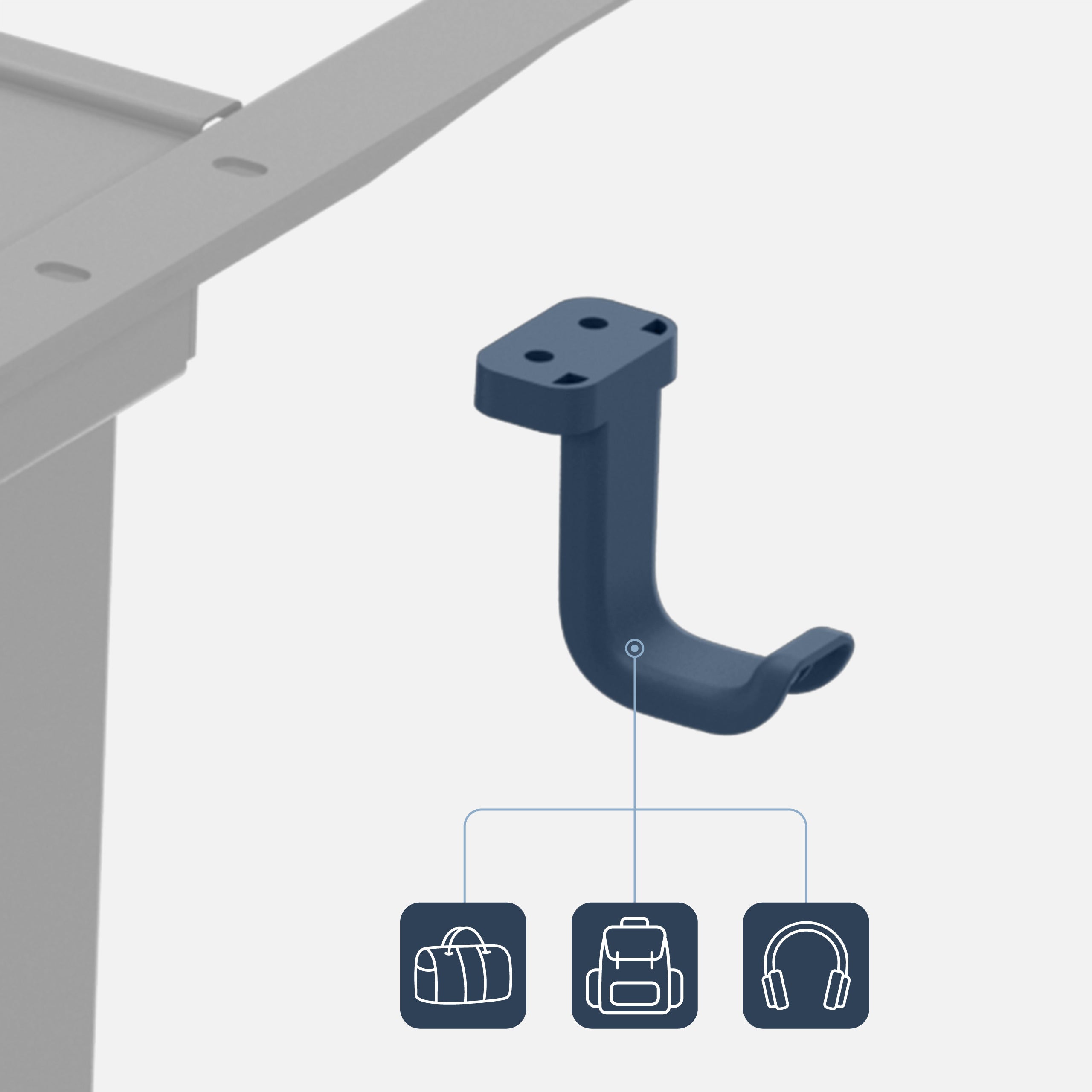 Elektrický stůl Mark Adler Xeno 4.5 Black s dvojitým motorem 