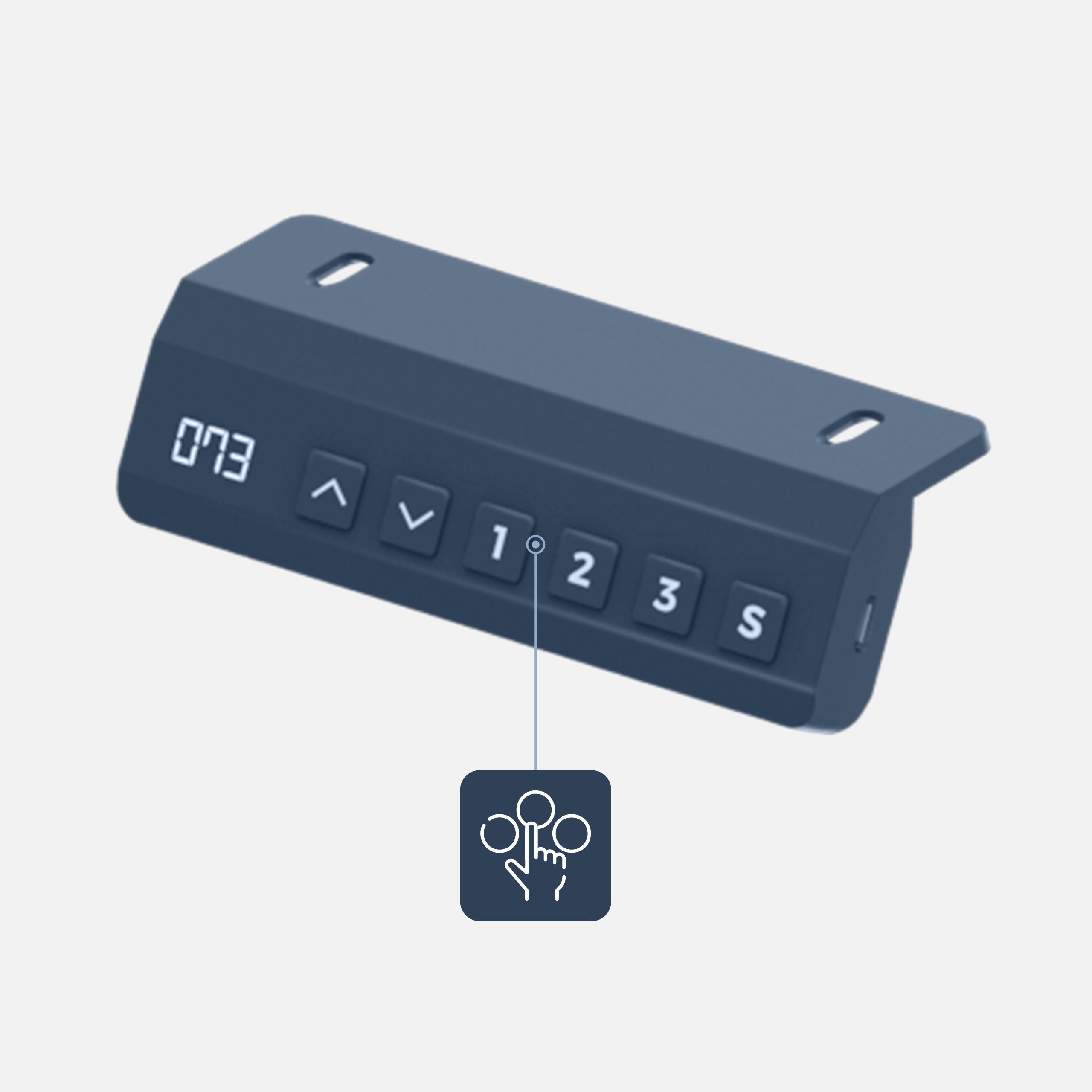 Elektrický stůl Mark Adler Xeno 4.5 Black s dvojitým motorem 