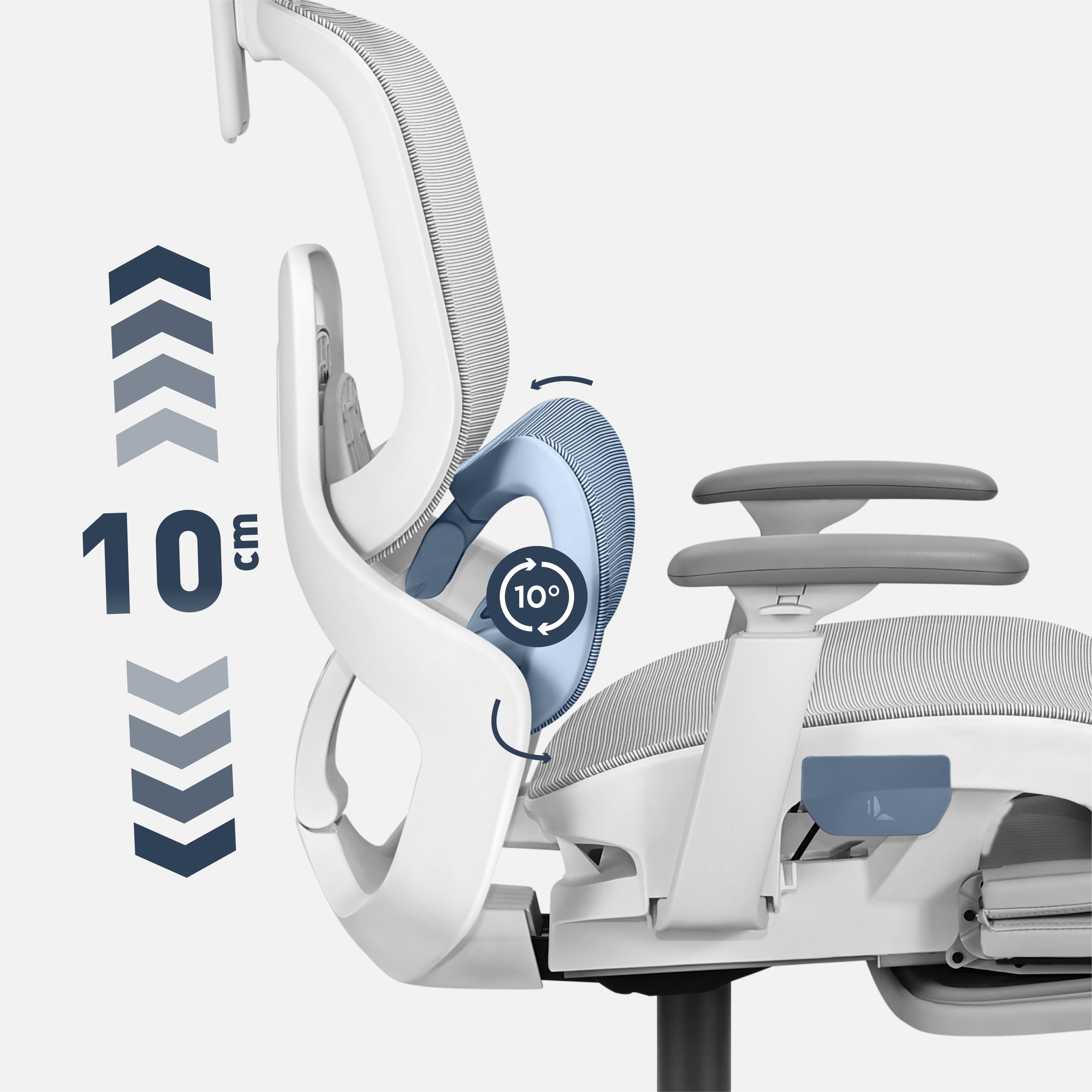 Ergonomická židle Mark Adler Expert 9.3 šedá 