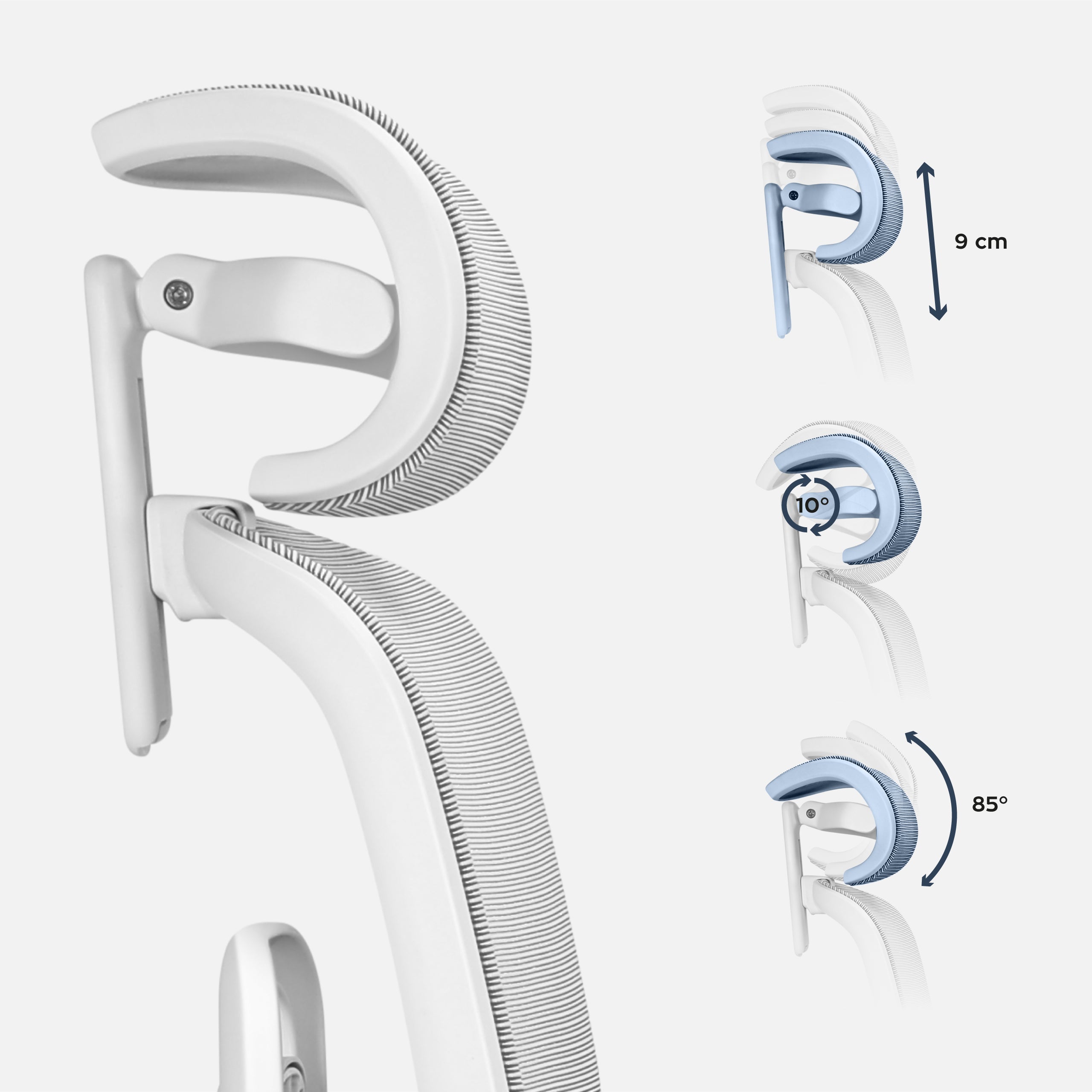 Ergonomická židle Mark Adler Expert 9.3 šedá 