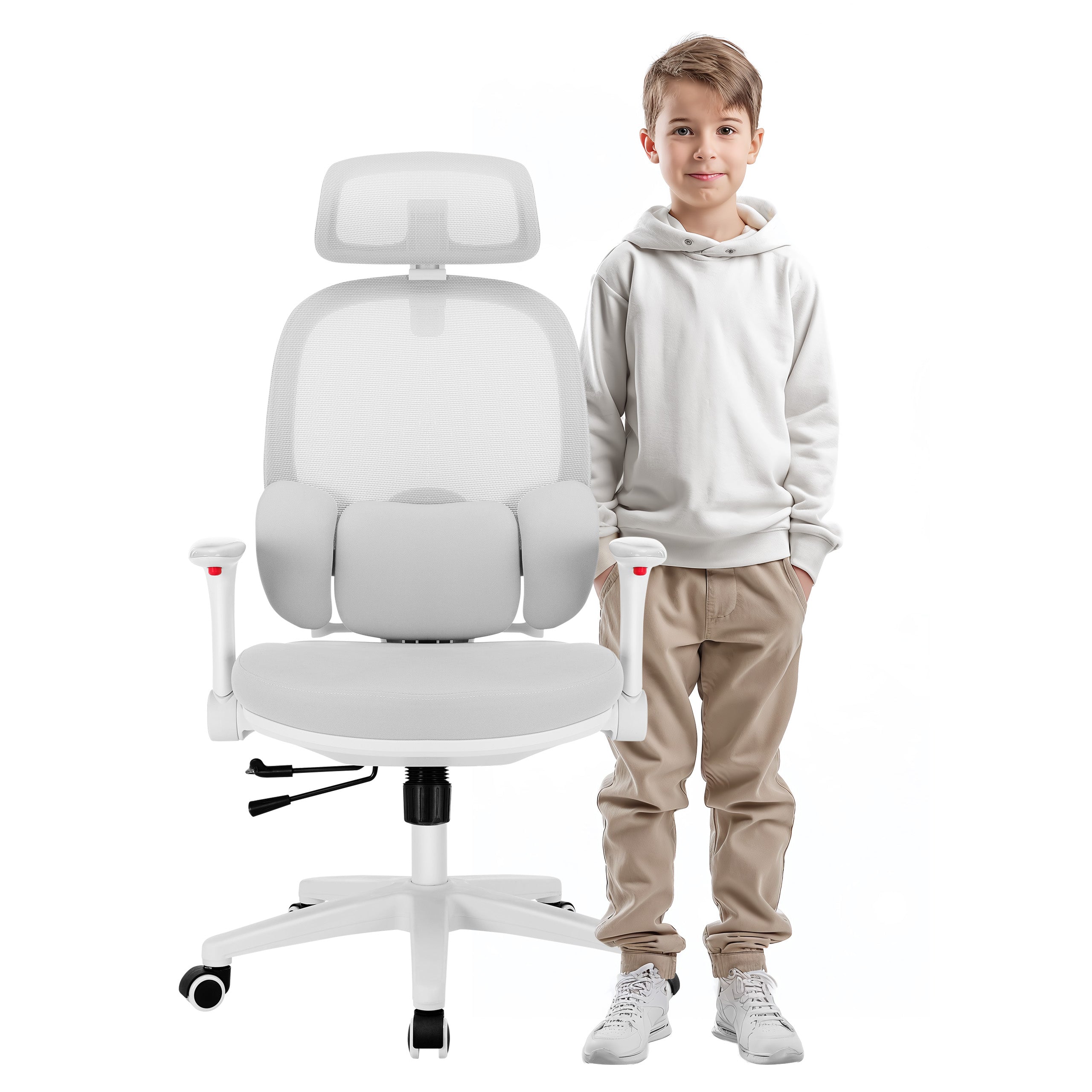 Dětská ergonomická židlička Mark Adler Junior 6.3 šedá