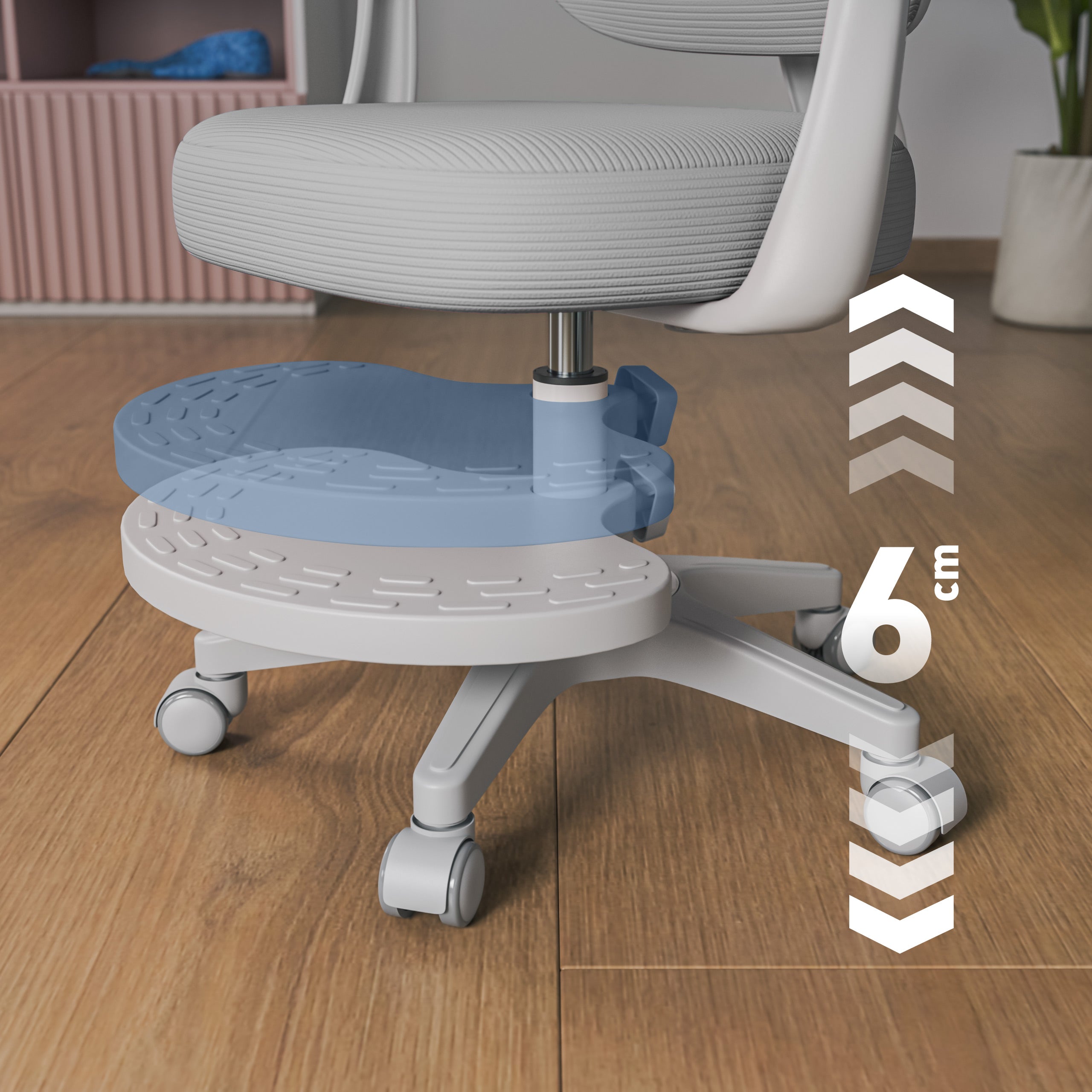 Ergonomická dětská židle Mark Adler Junior 4.4 Grey