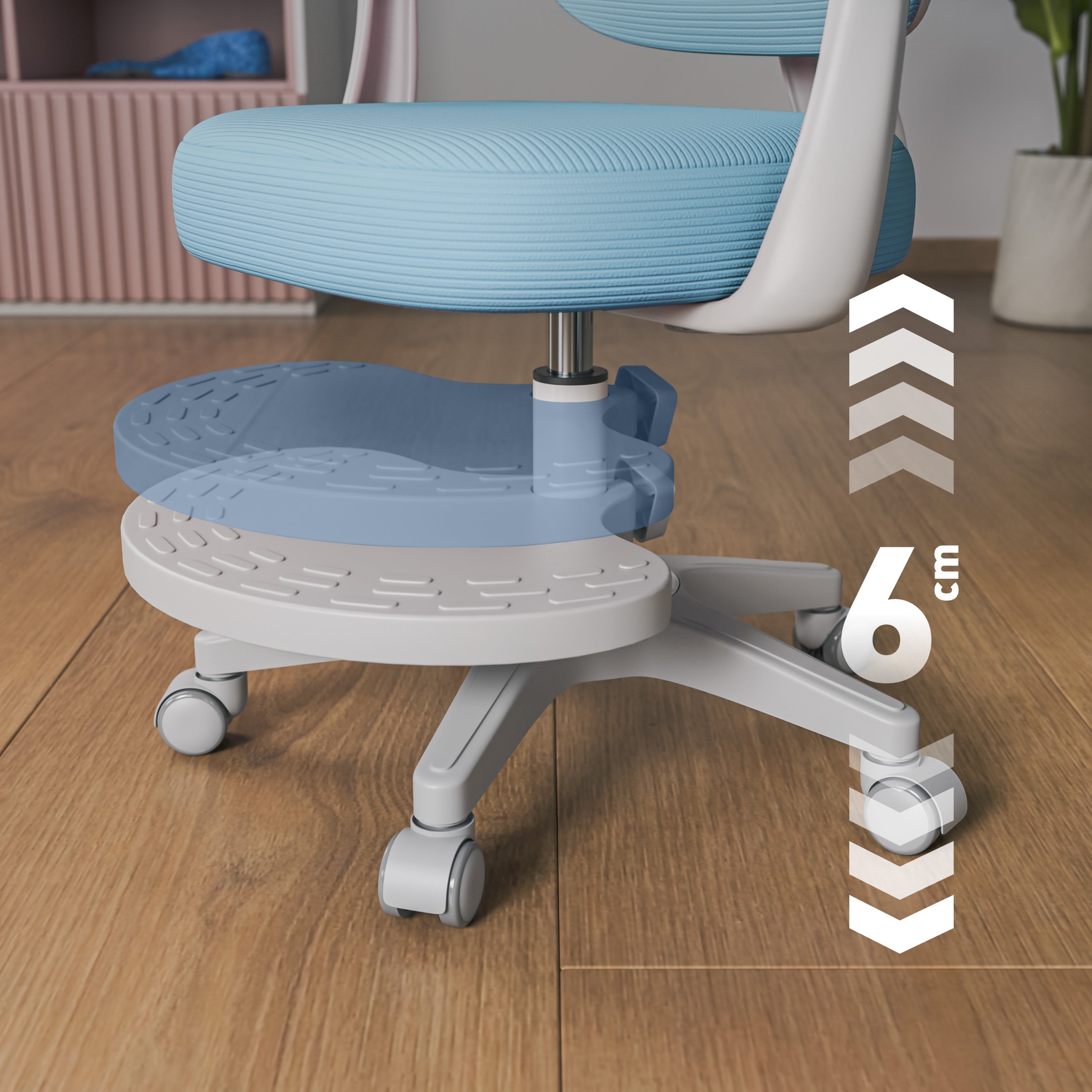 Dětská ergonomická židlička Mark Adler Junior 4.4 modrá 