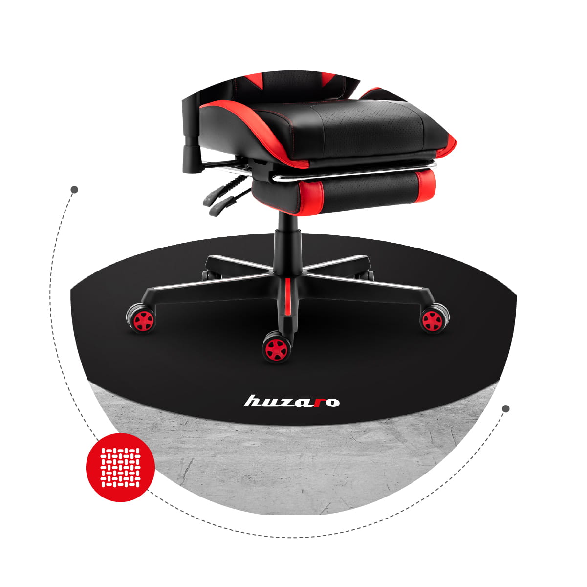 Herní podložka pod židli Huzaro FloorMat 3.0