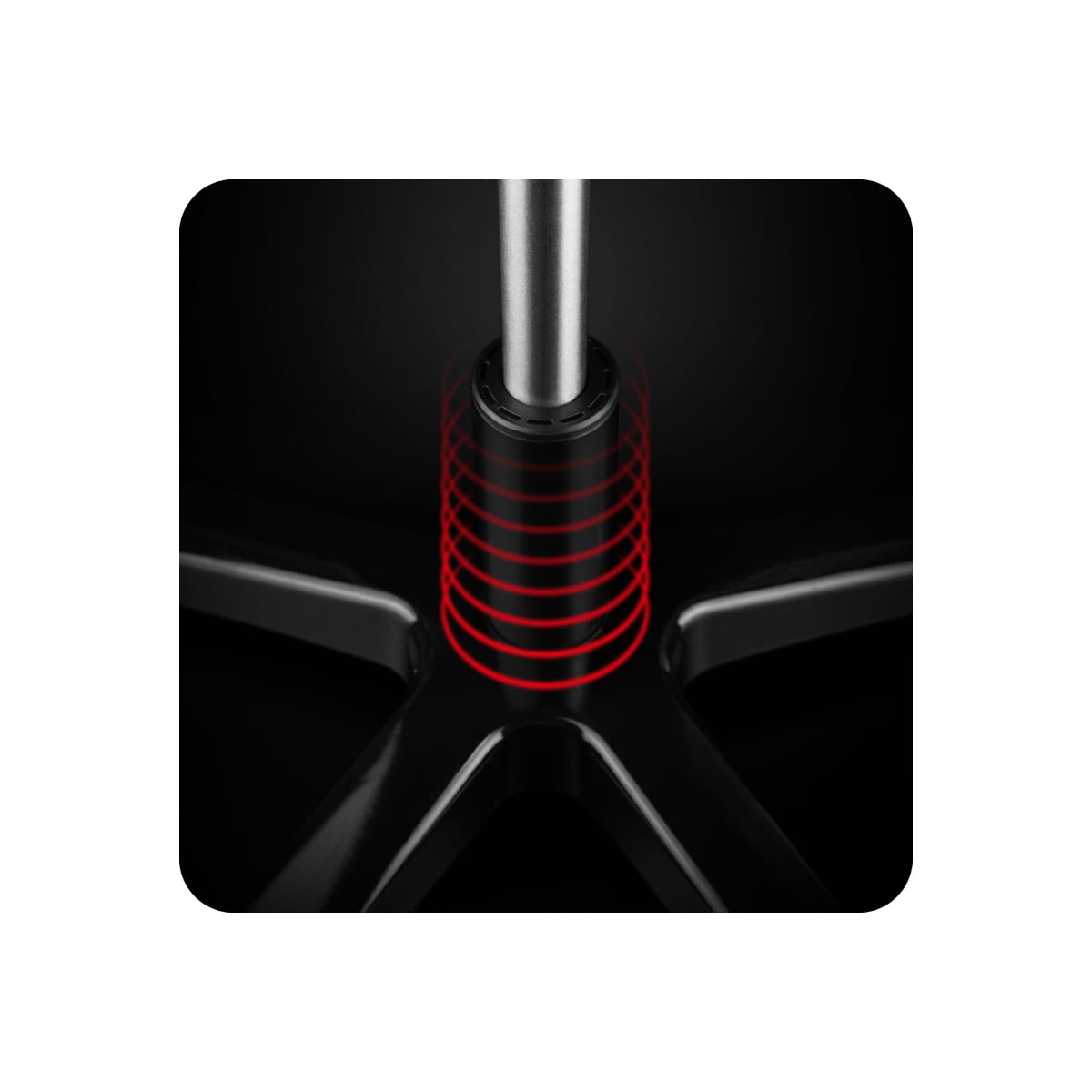 Univerzální plynová láhev pro otočné židle 