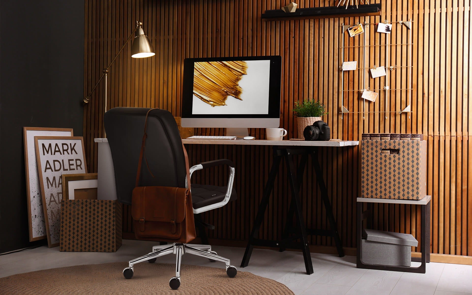 Kancelářská židle Mark Adler Future 4.0, černá síťovina 