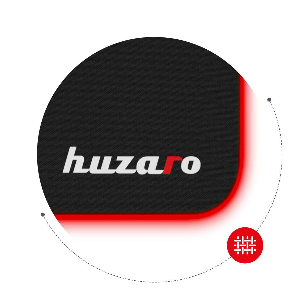 Herní podložka Huzaro RGB 
