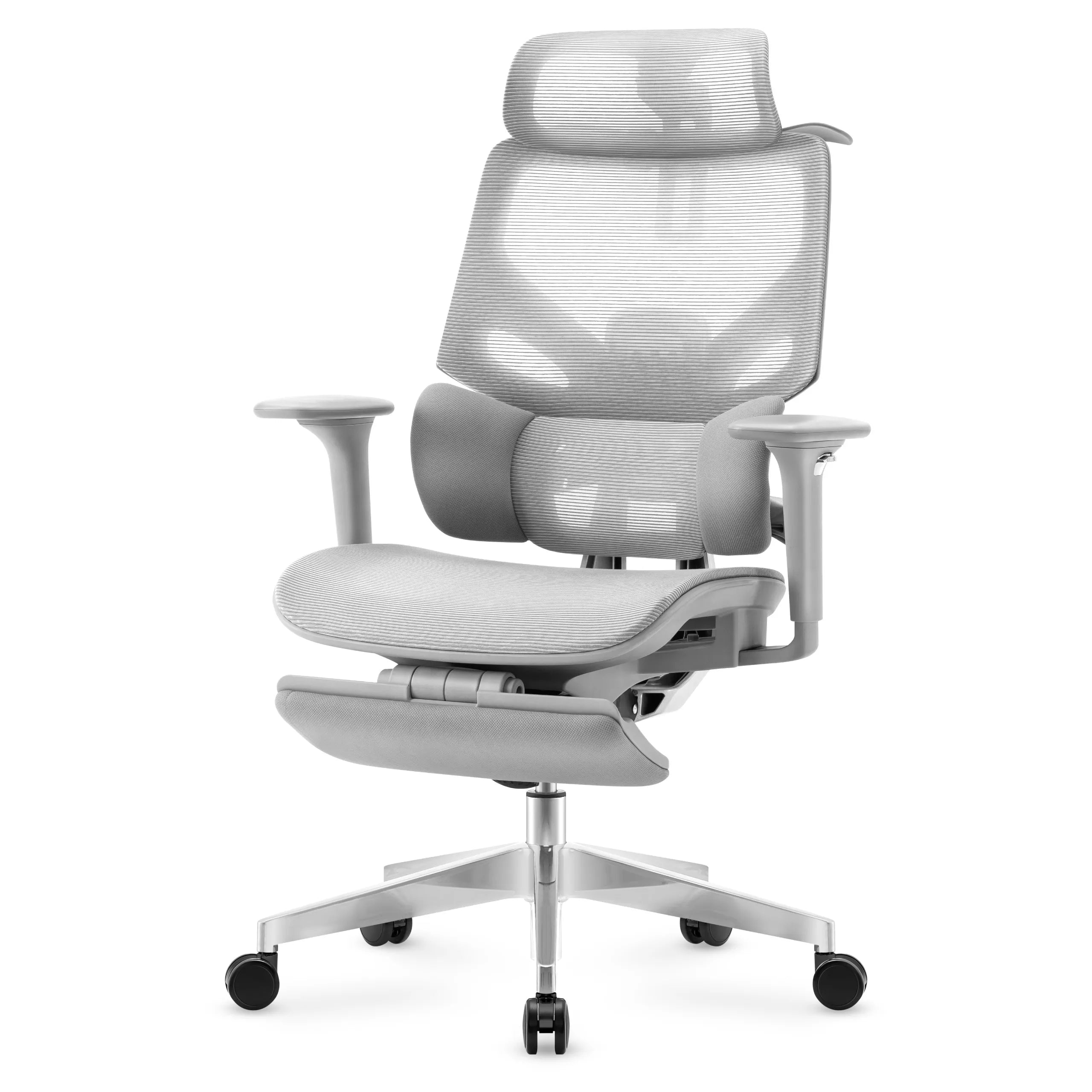 Ergonomická židle Mark Adler Expert 8.7 šedá síťovina 