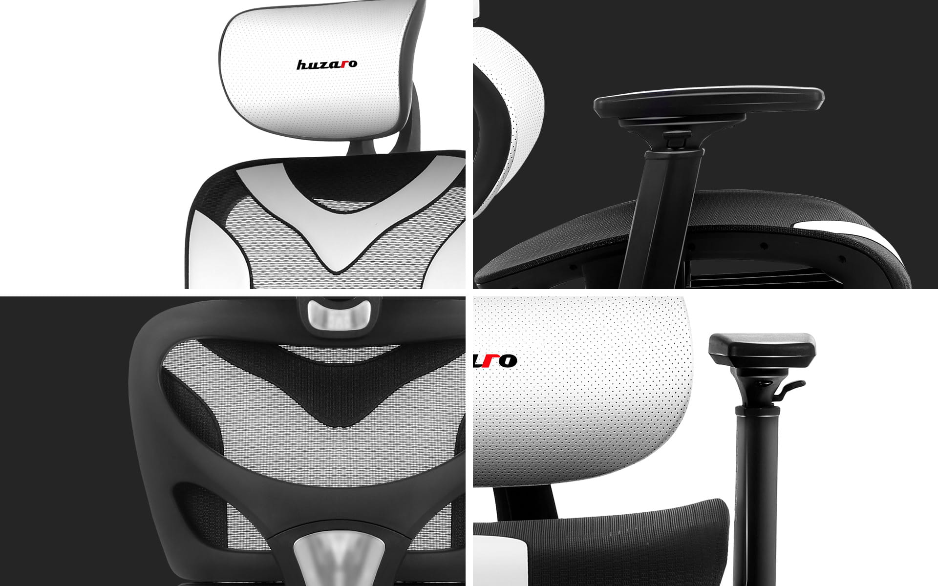 Herní židle Huzaro Combat 8.0 bílá 