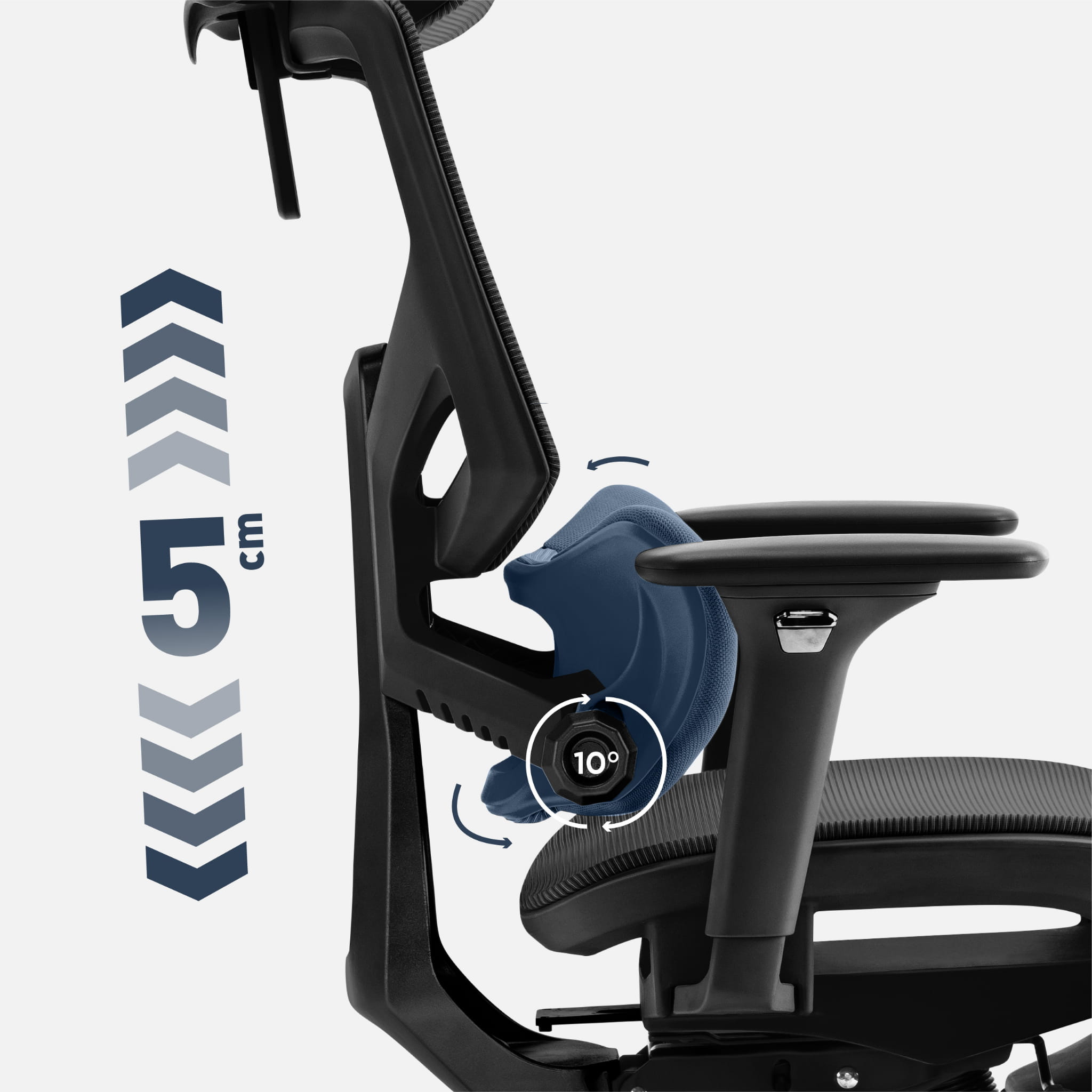 Ergonomická židle Mark Adler Expert 8.7 Black Mesh 