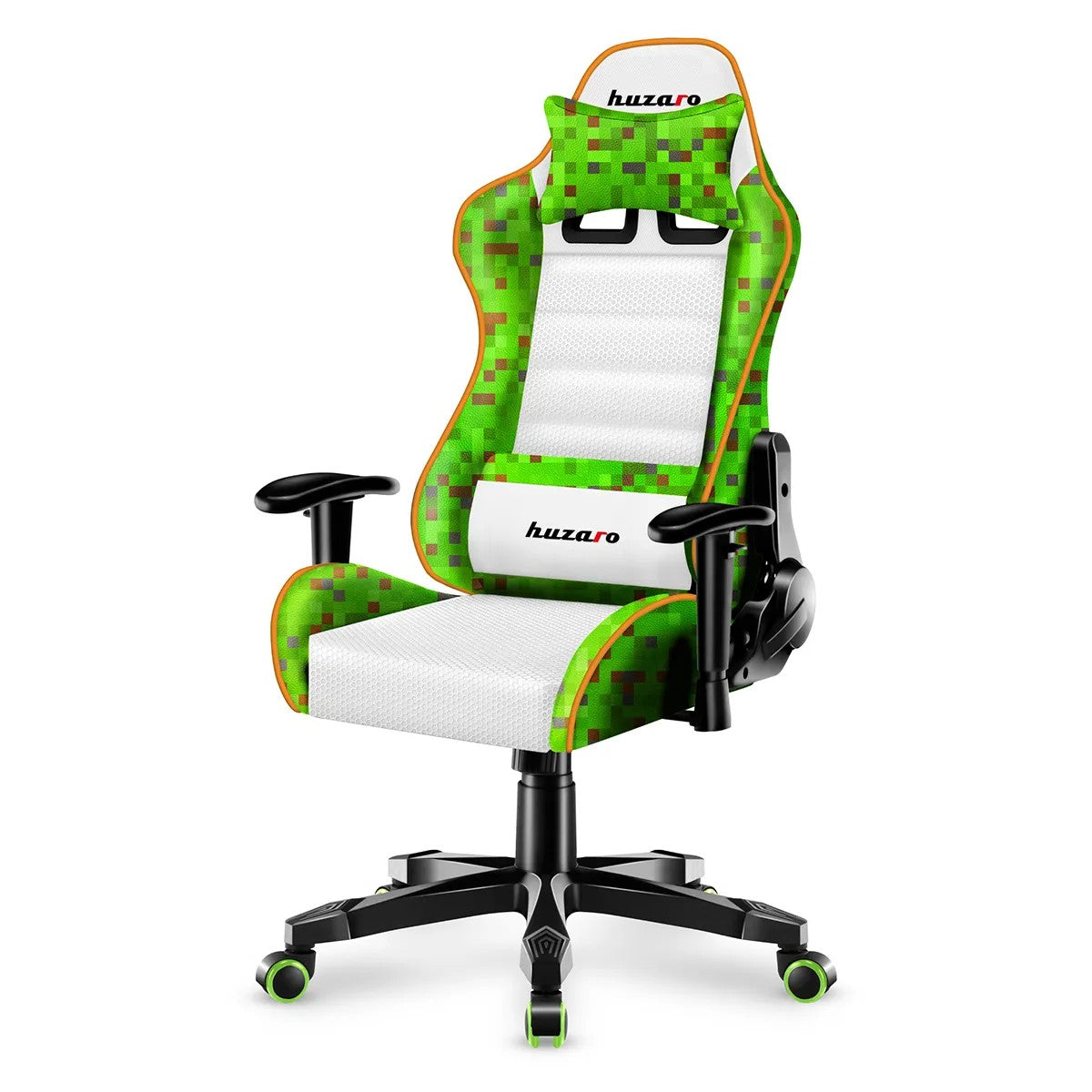 Dětská herní židle Huzaro Ranger 6.0 Pixel bílá