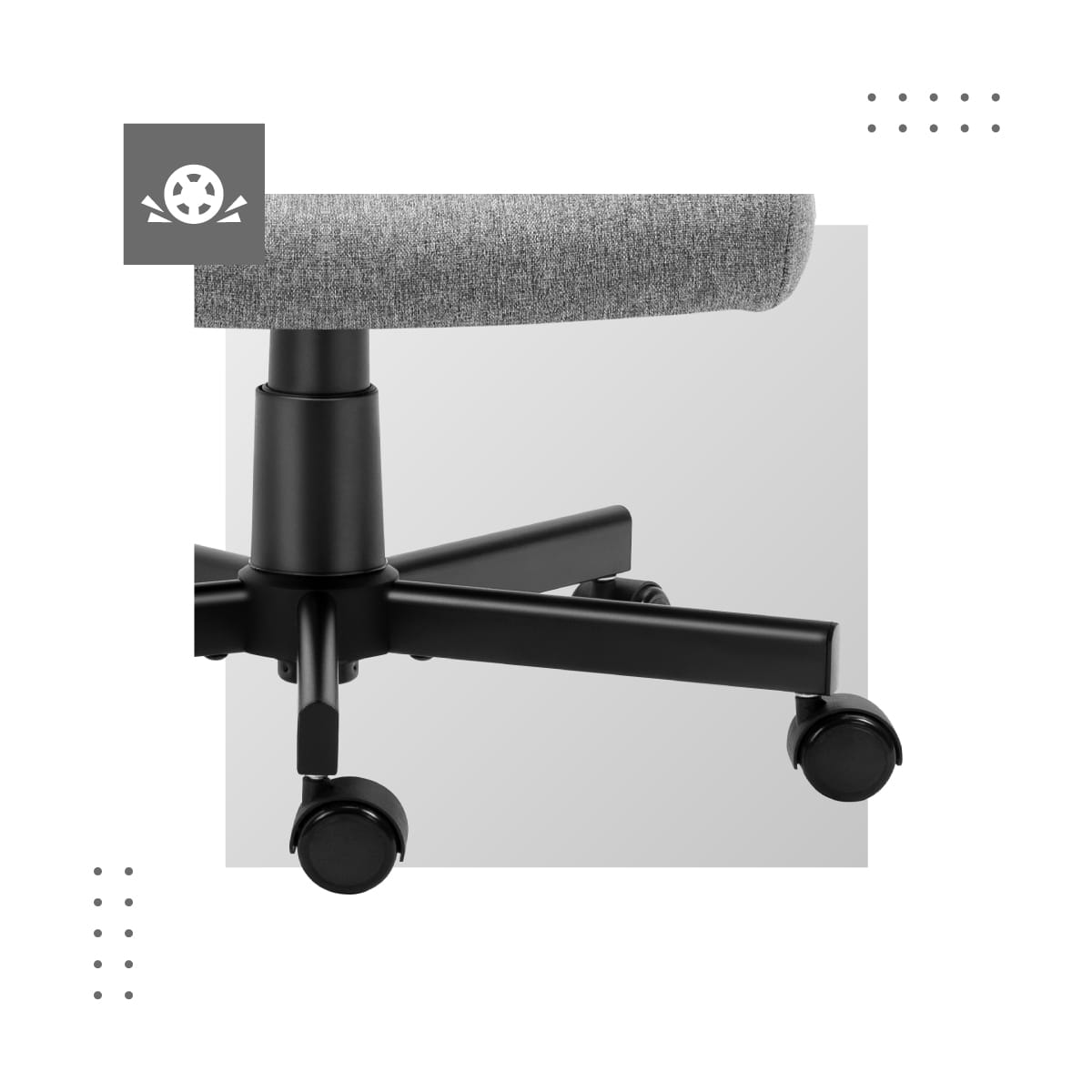 Kancelářská židle Mark Adler Boss 2.5 šedá 