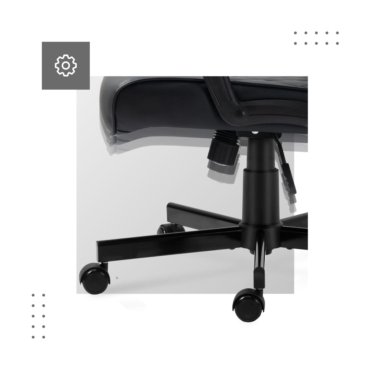 Kancelářská židle Mark Adler Boss 3.2 černá 