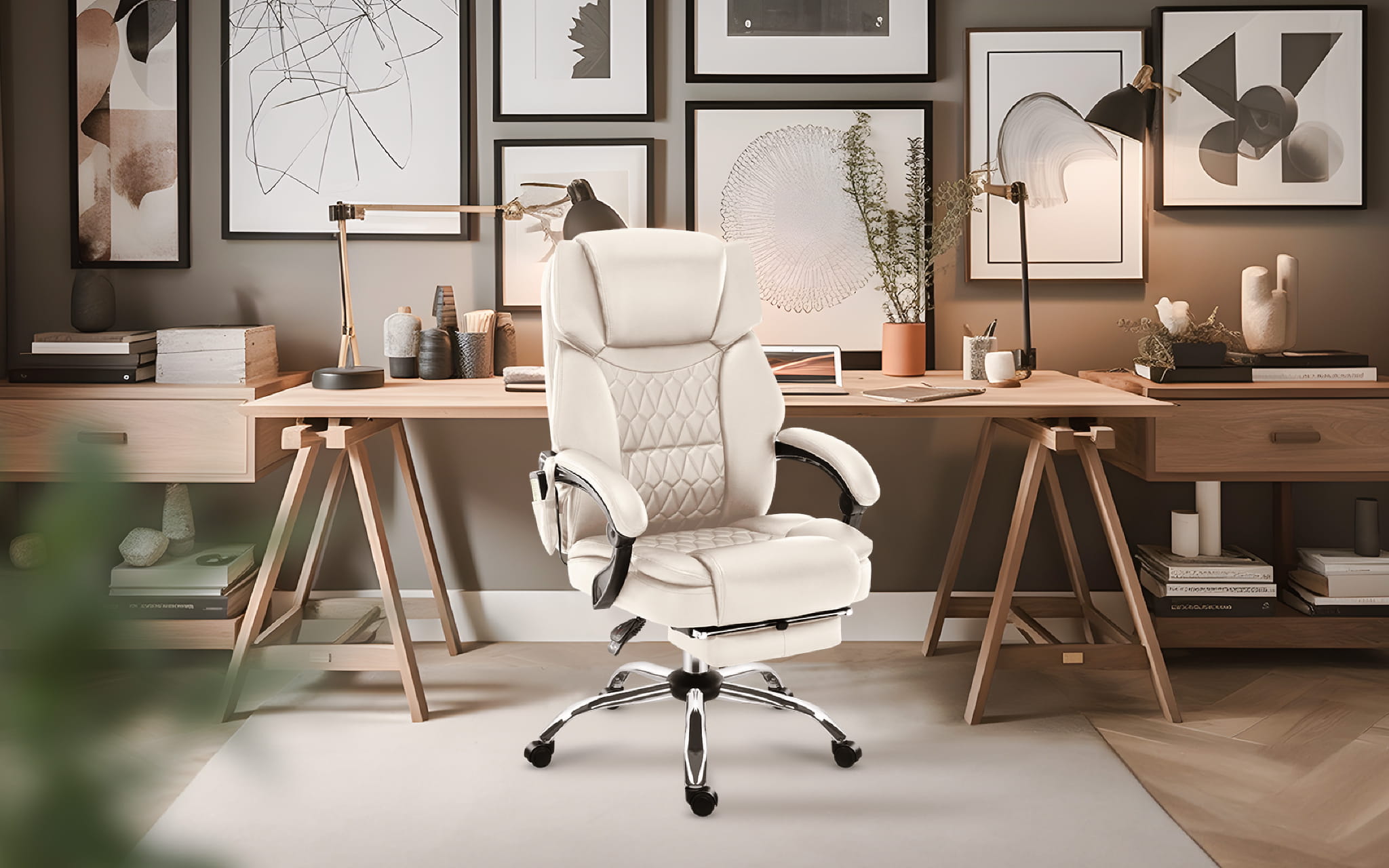 Kancelářská židle Mark Adler Boss 6.0 béžová 