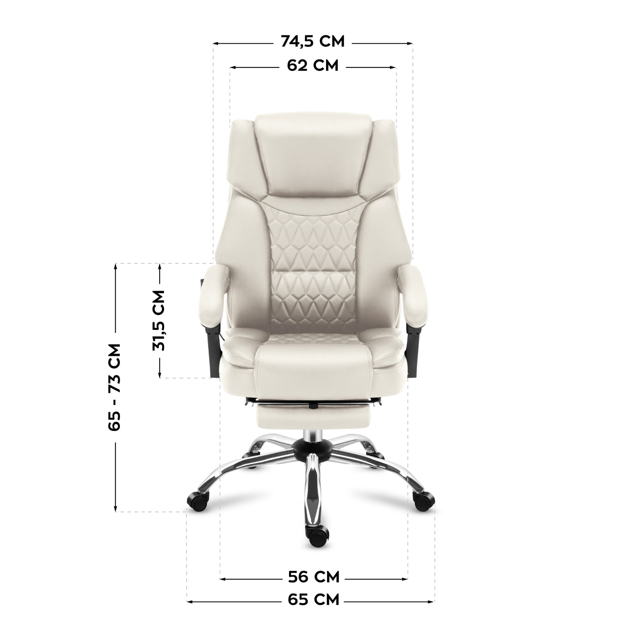 Kancelářská židle Mark Adler Boss 6.0 béžová 