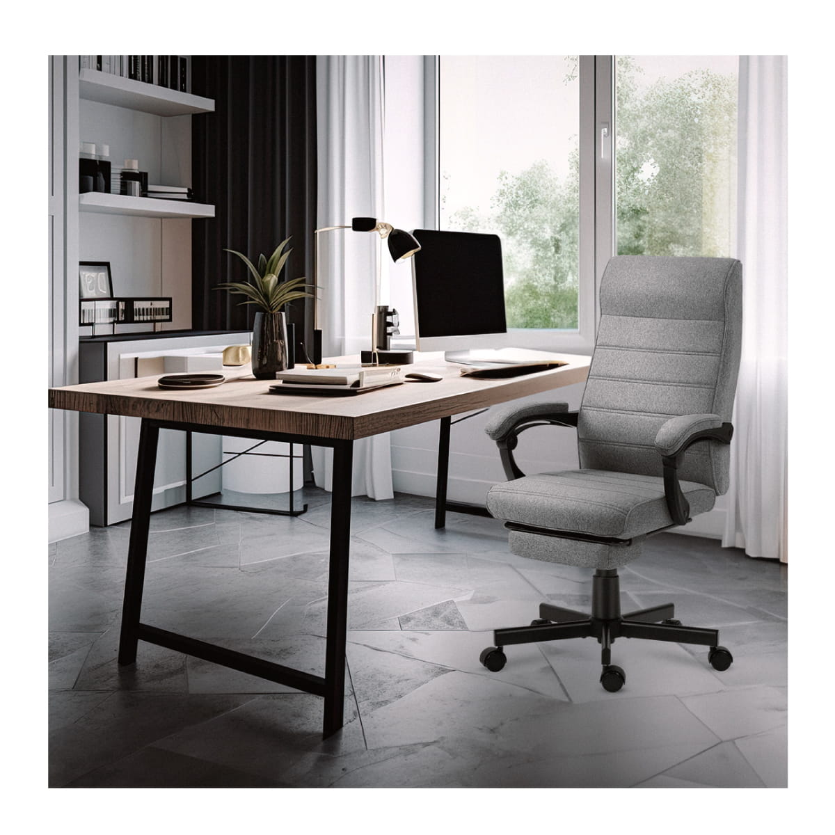 Kancelářská židle Mark Adler Boss 4.4 šedá 