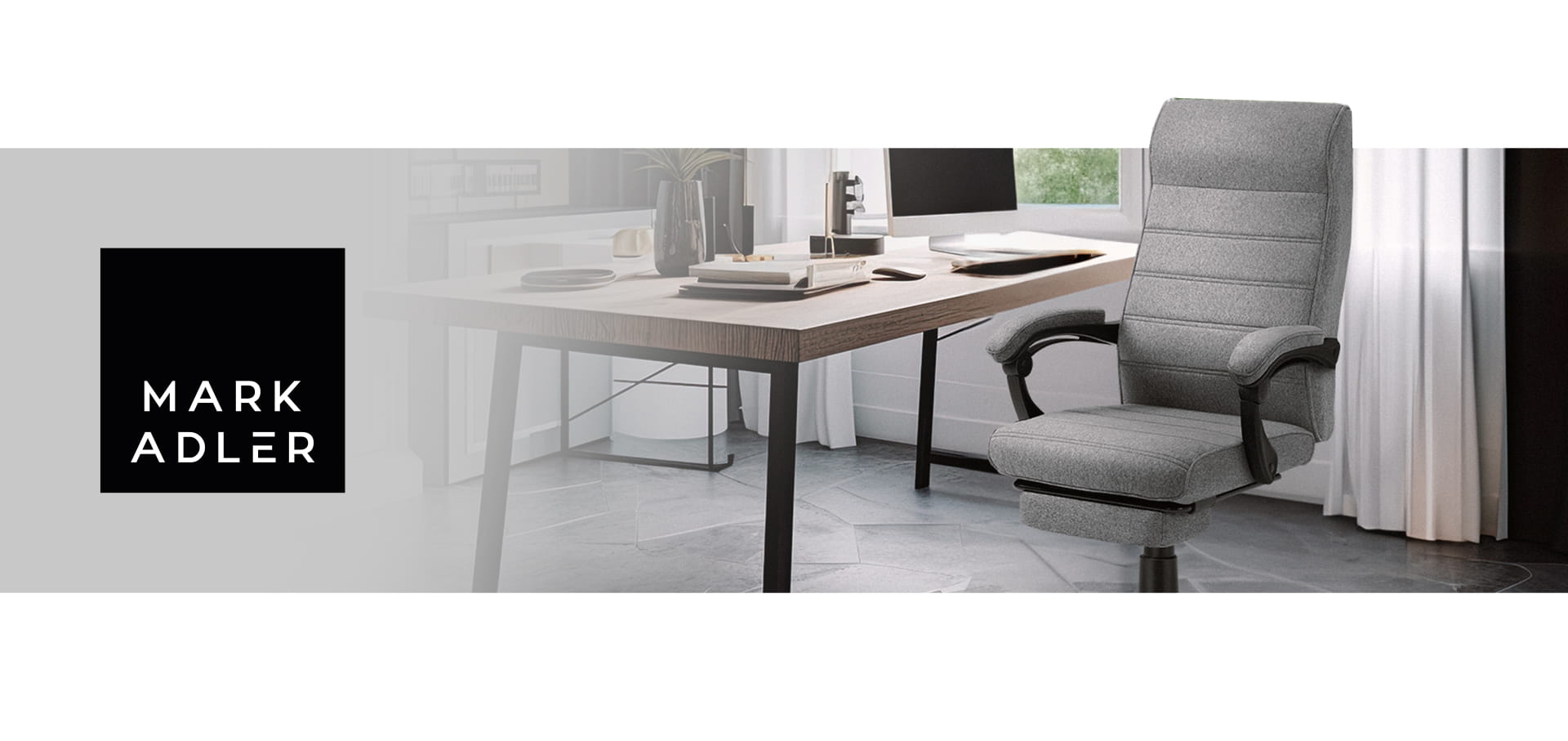 Kancelářská židle Mark Adler Boss 4.4 šedá 