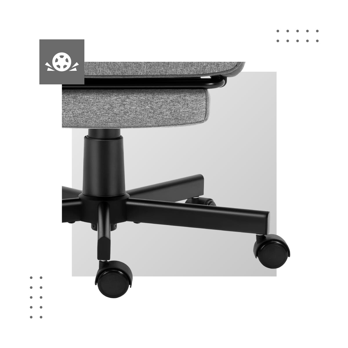 Kancelářská židle Mark Adler Boss 4.4 šedá 