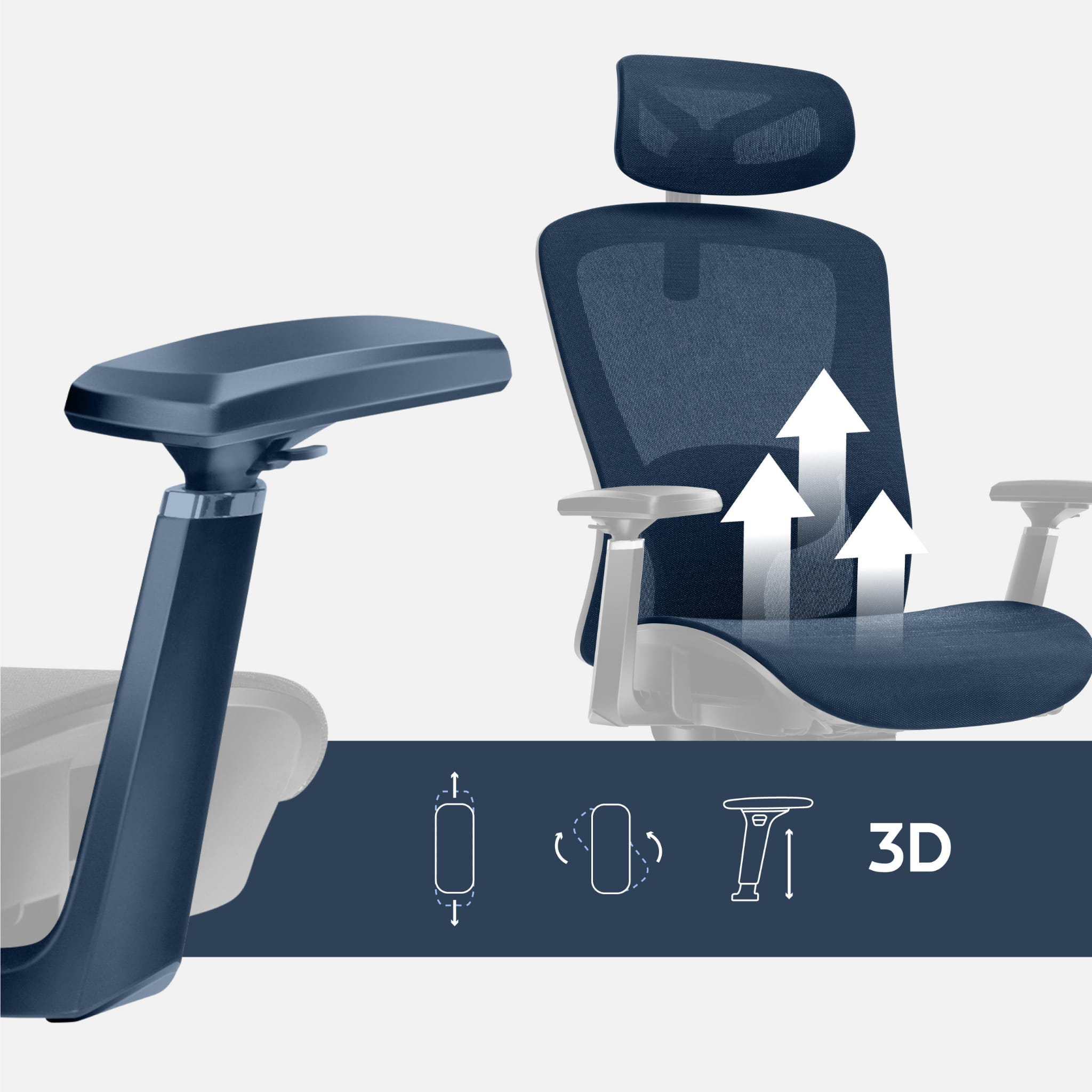 Ergonomická židle Mark Adler Expert 5.3 Black Mesh 