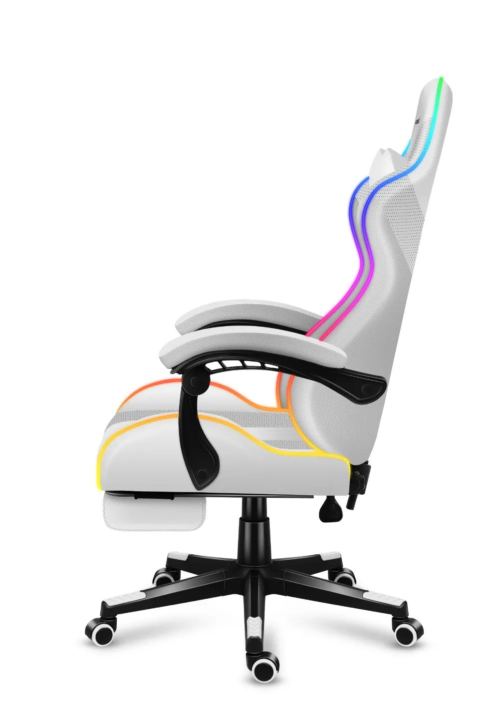 Herní židle HUZARO Force 4.7 White RGB 