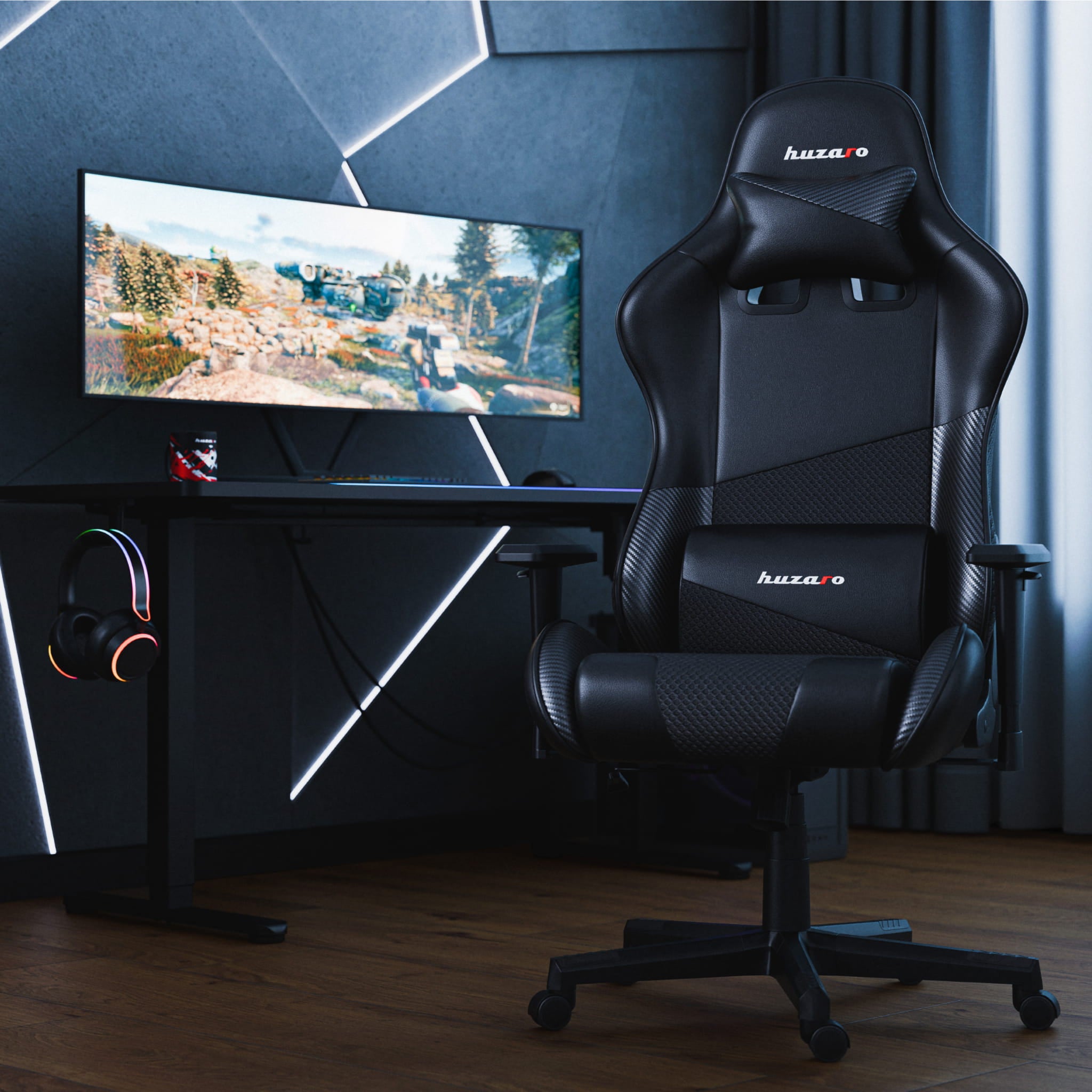 Herní židle HUZARO FORCE 6.2 Carbon 