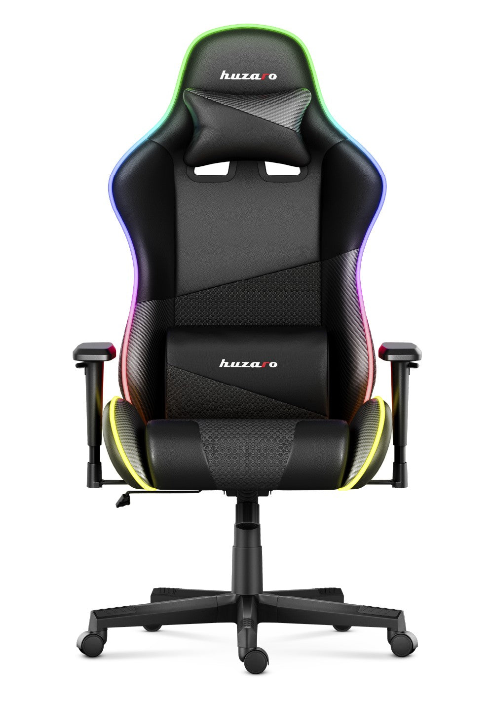 Herní židle HUZARO FORCE 6.2 Black RGB LED 