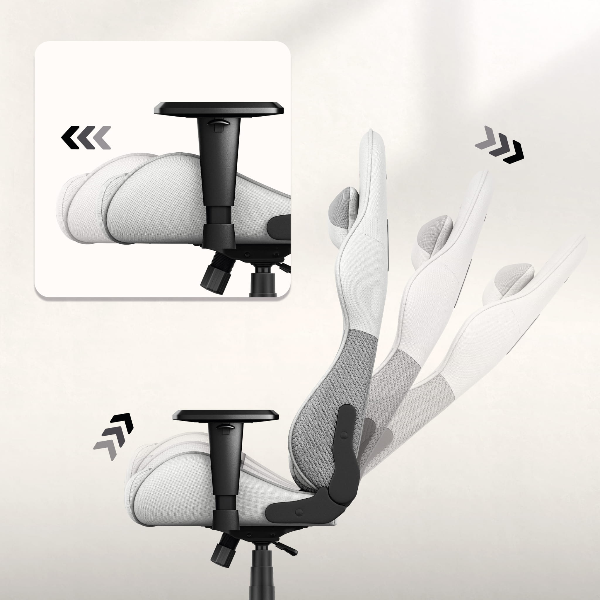 Herní židle HUZARO FORCE 6.2 White Mesh 