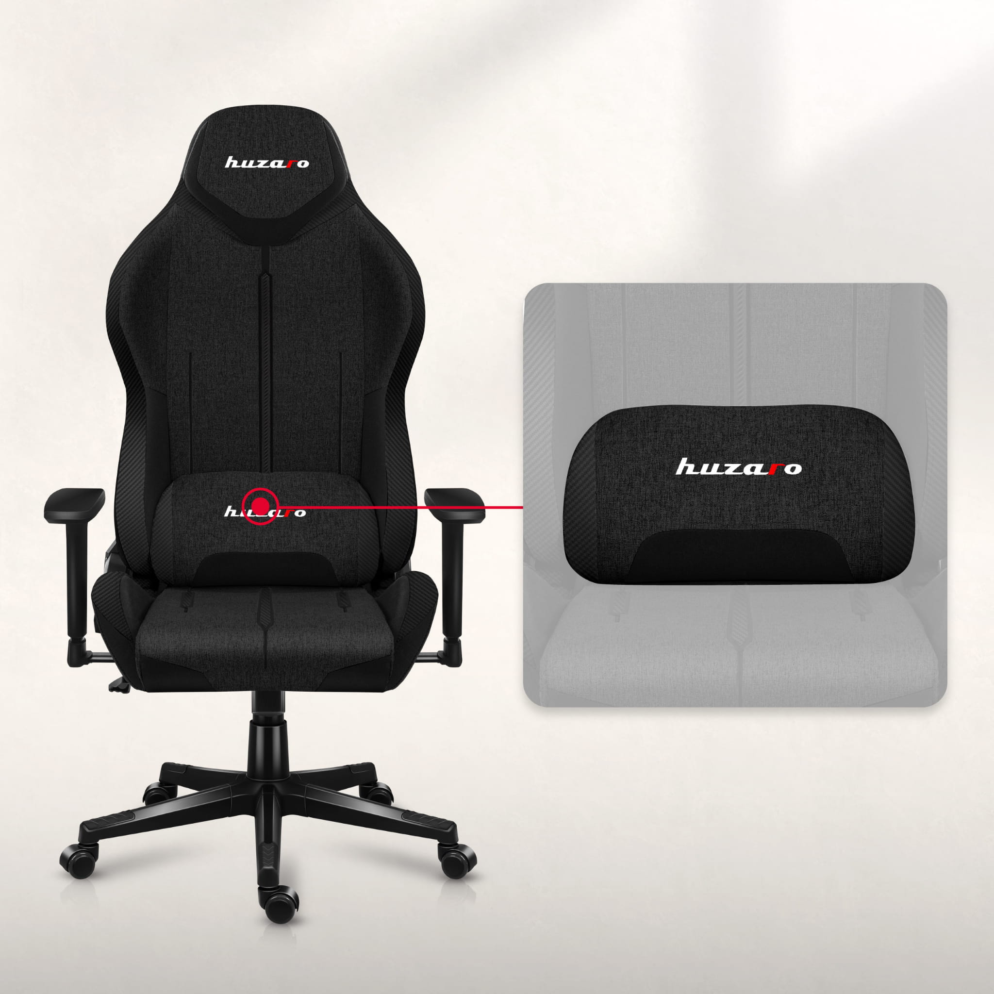 Herní židle HUZARO FORCE 7.9 Black Mesh 