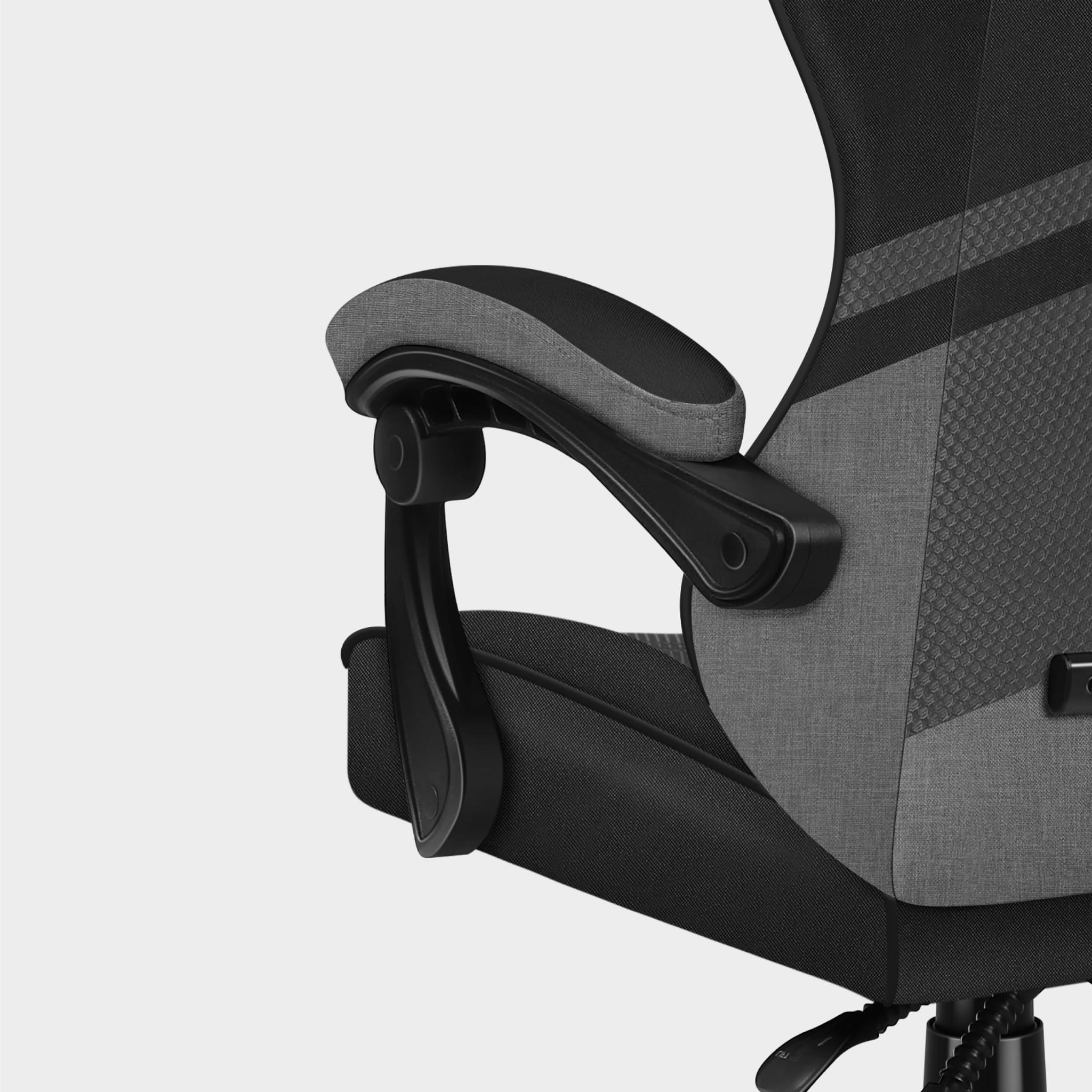 Herní židle HUZARO FORCE 4.4 šedá síťovina 