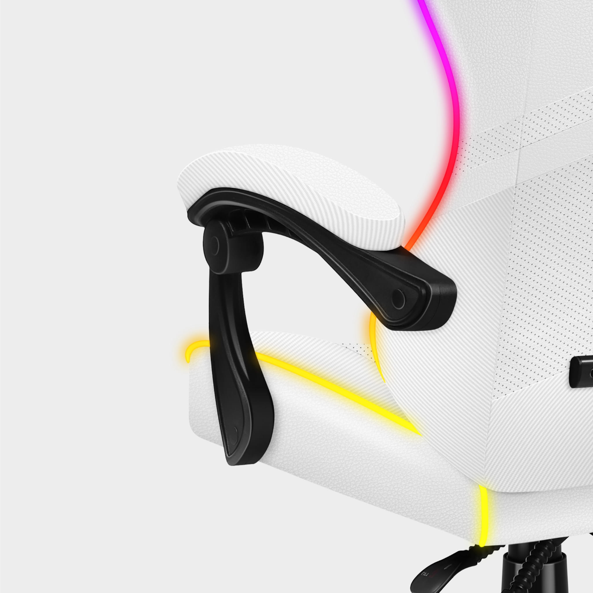 Herní židle HUZARO FORCE 4.4 RGB bílá 