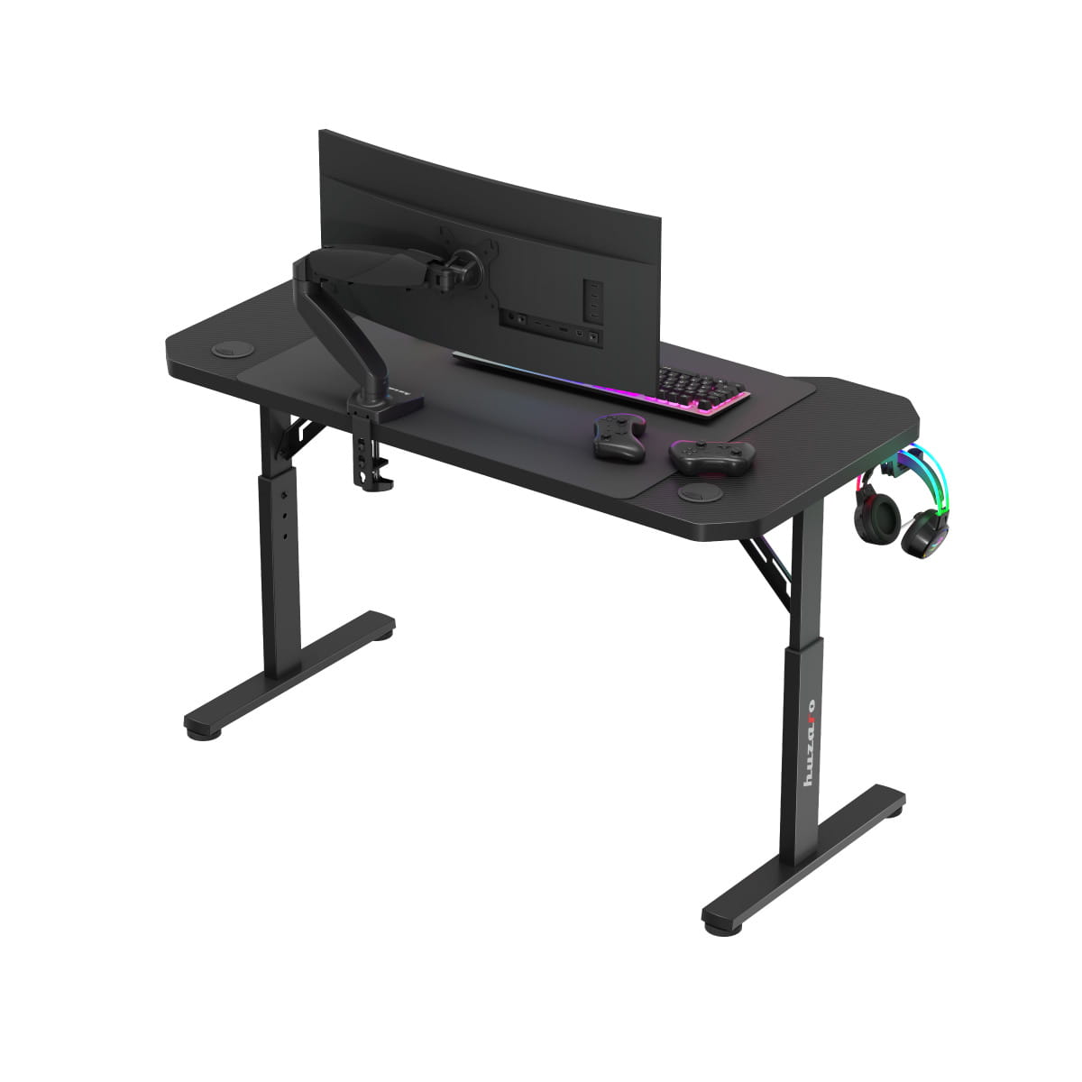 Herní stůl Huzaro Hero 2.6 černý 120 cm 