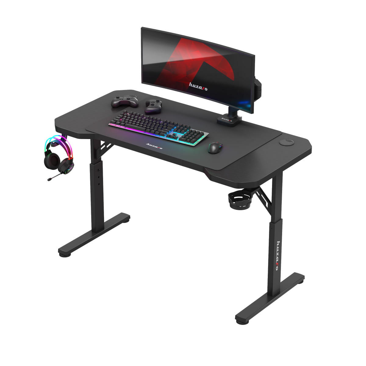 Herní stůl Huzaro Hero 2.6 černý 120 cm 