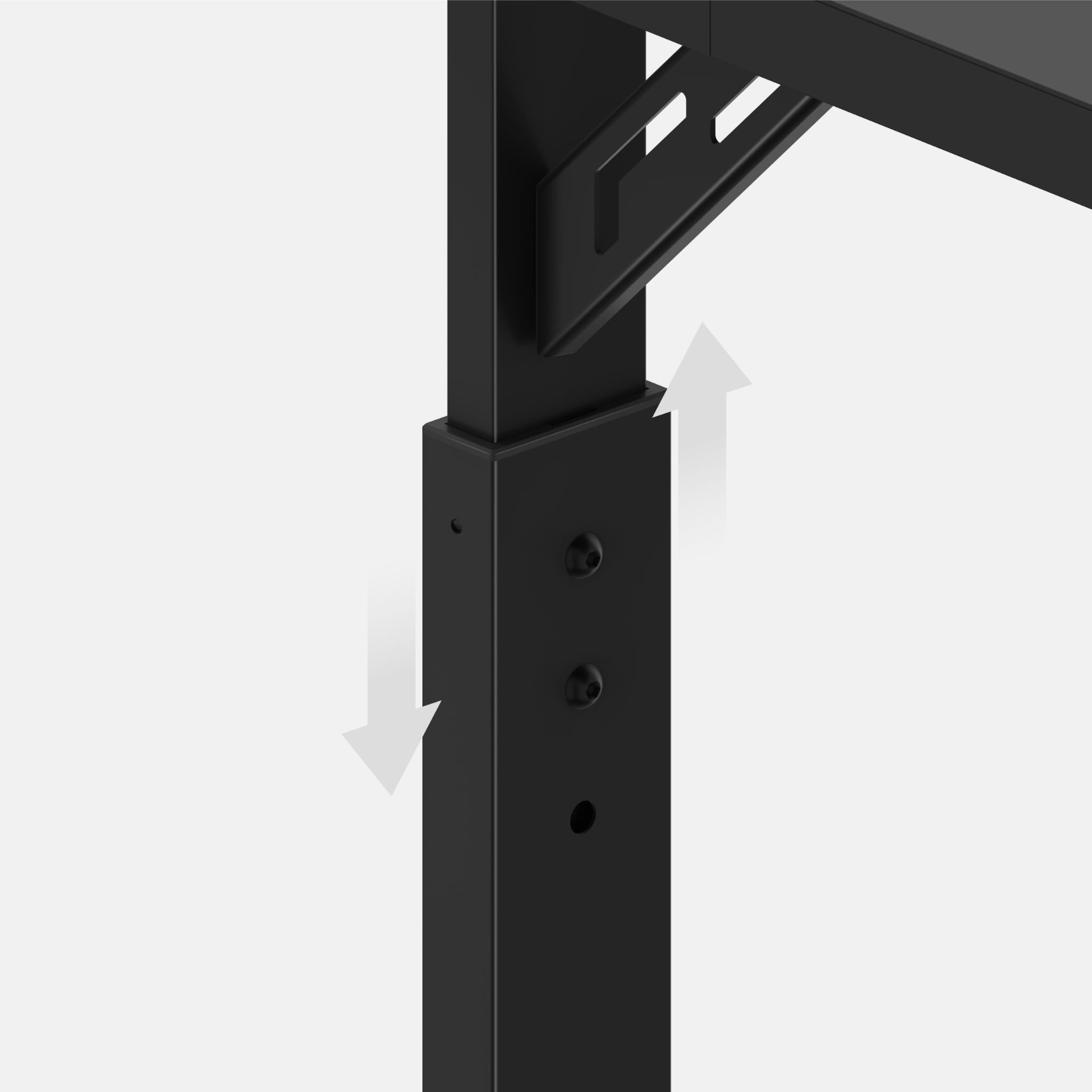 Herní stůl Huzaro Hero 2.6 černý 120 cm 