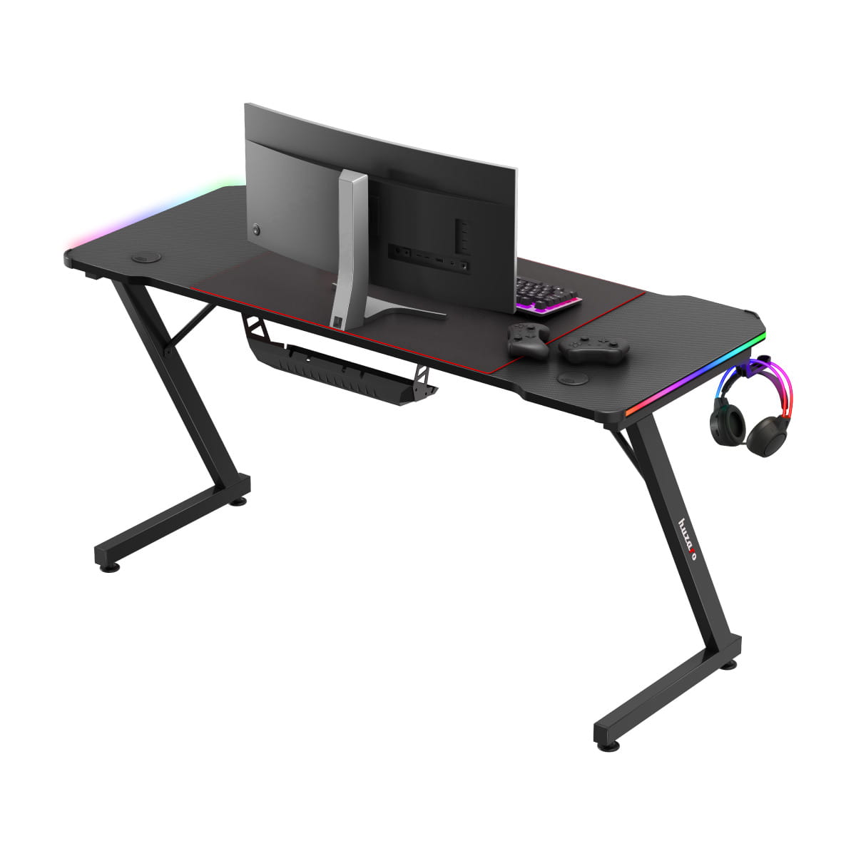 Herní stůl Huzaro Hero 3.3 RGB 140 cm 