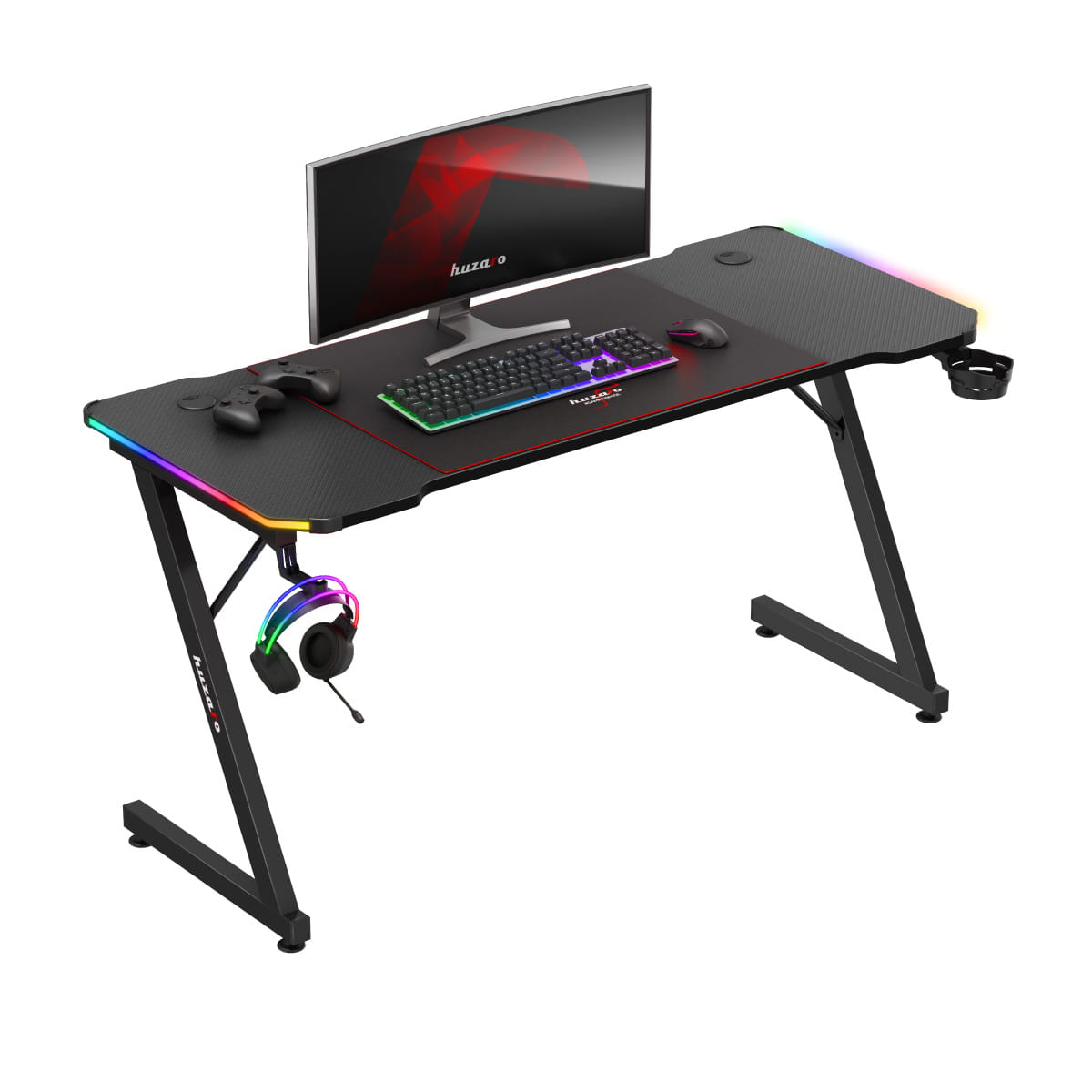 Herní stůl Huzaro Hero 3.3 RGB 140 cm 