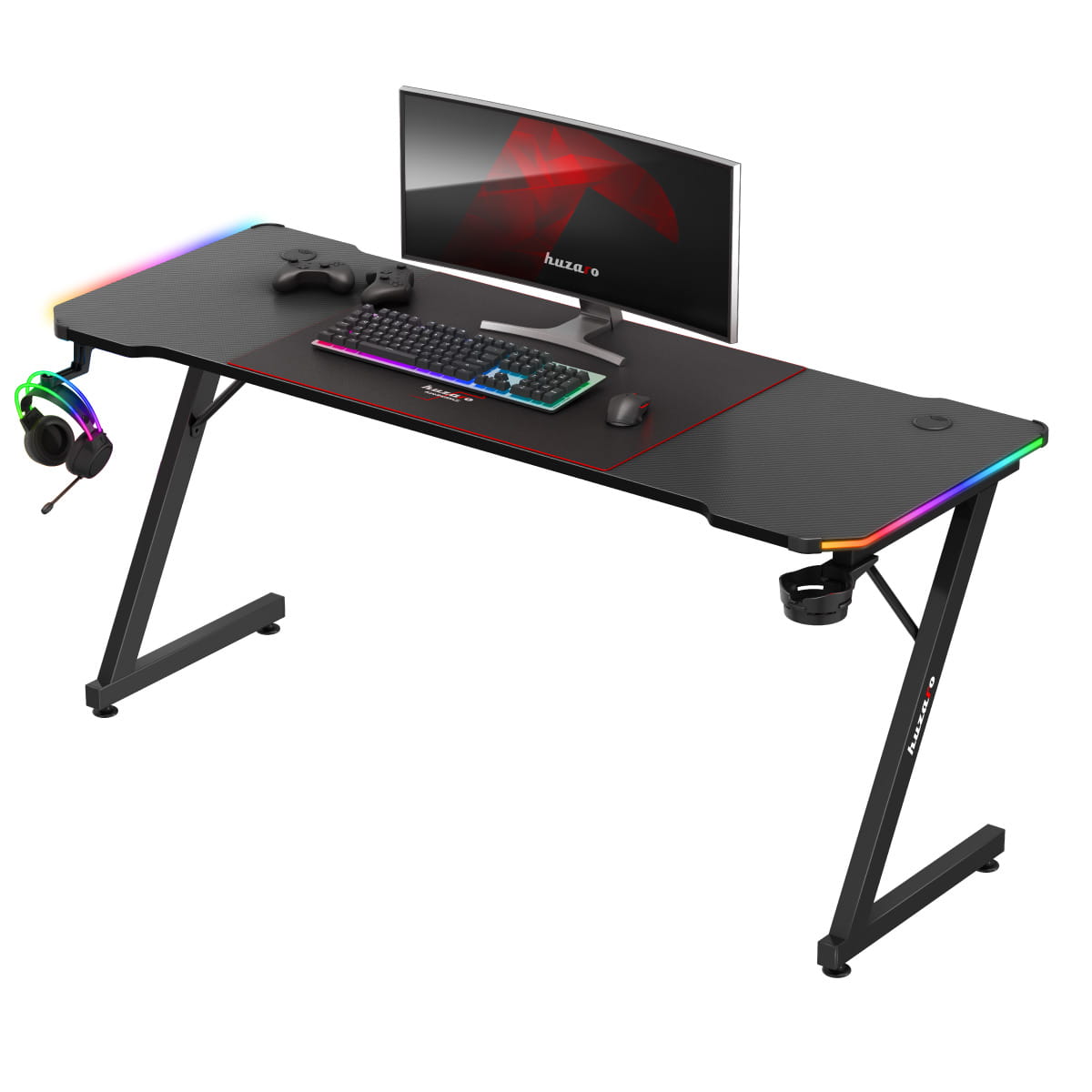 Herní stůl Huzaro Hero 4.8 RGB 160 cm 