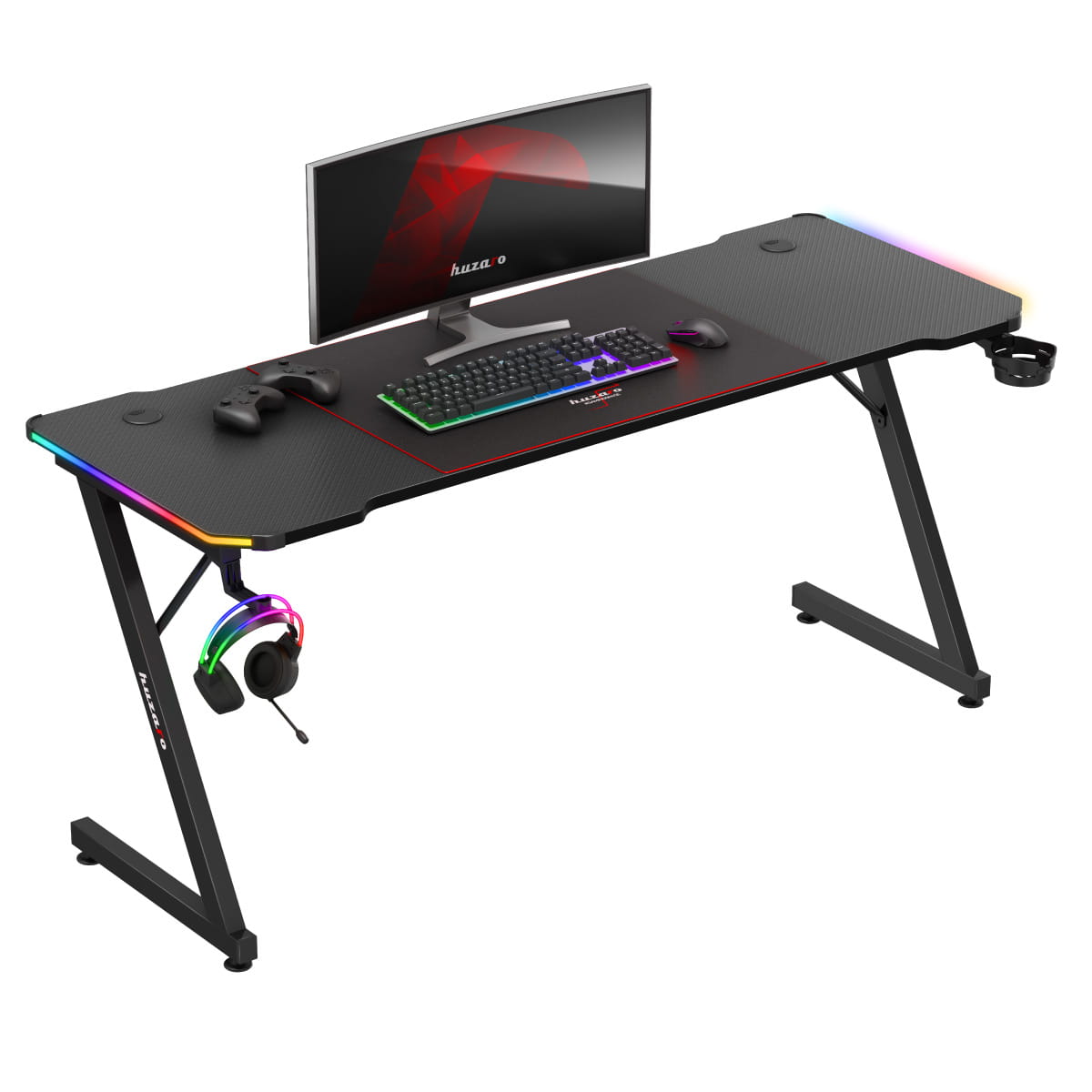 Herní stůl Huzaro Hero 4.8 RGB 160 cm 