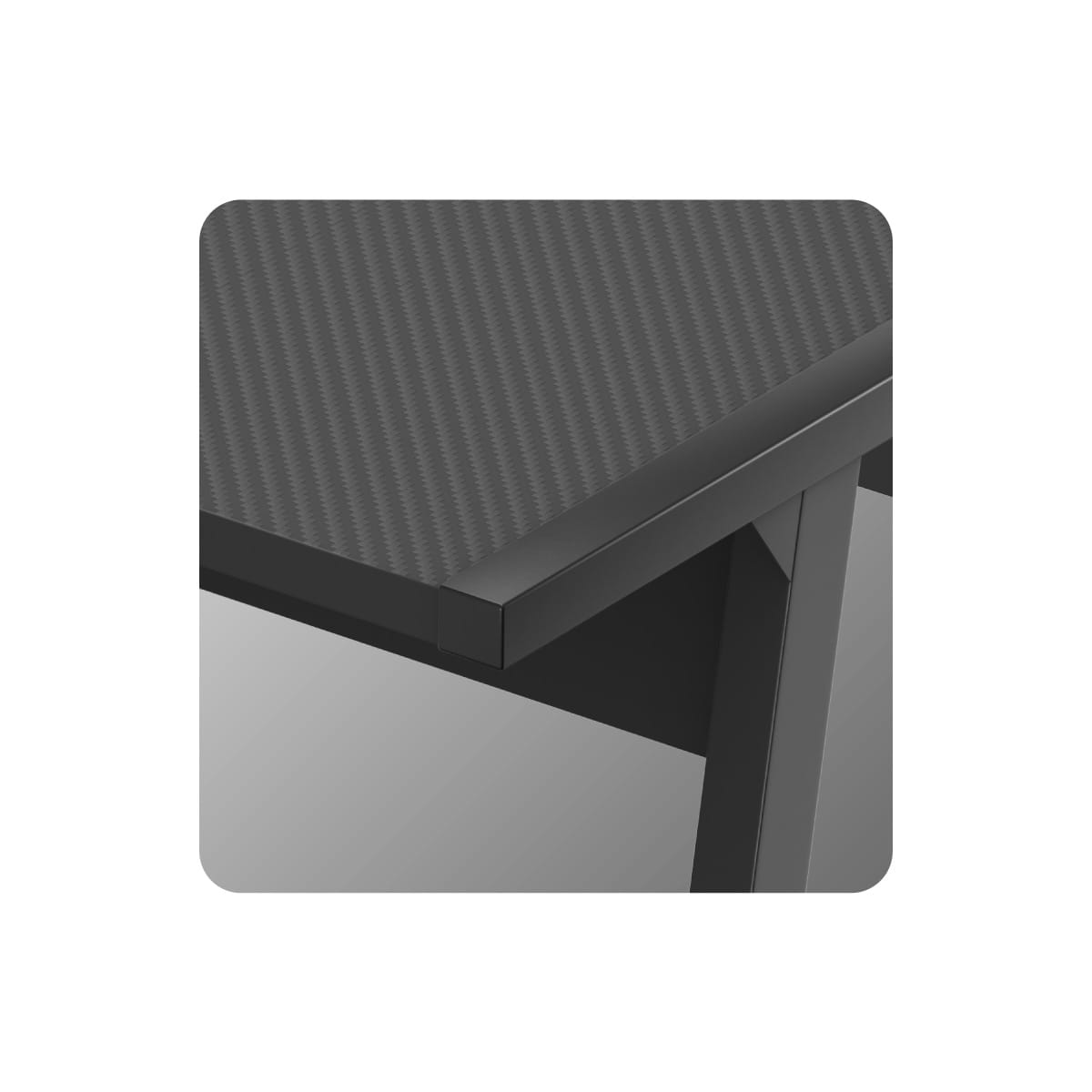 Herní stůl Huzaro Hero 6.0 černý 147 cm 