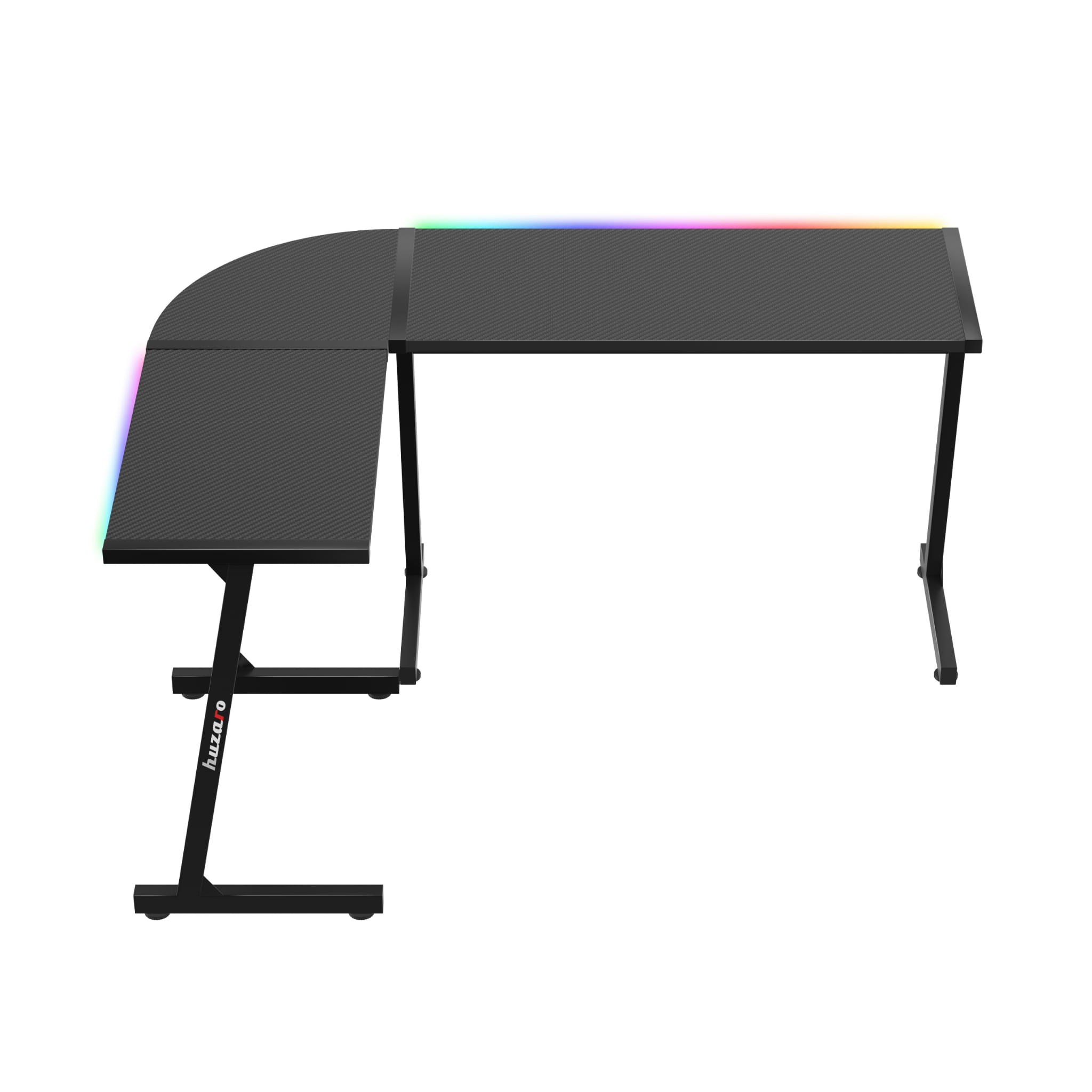 HUZARO HERO 6.0 Černý RGB Chytrý herní stůl 147 cm 