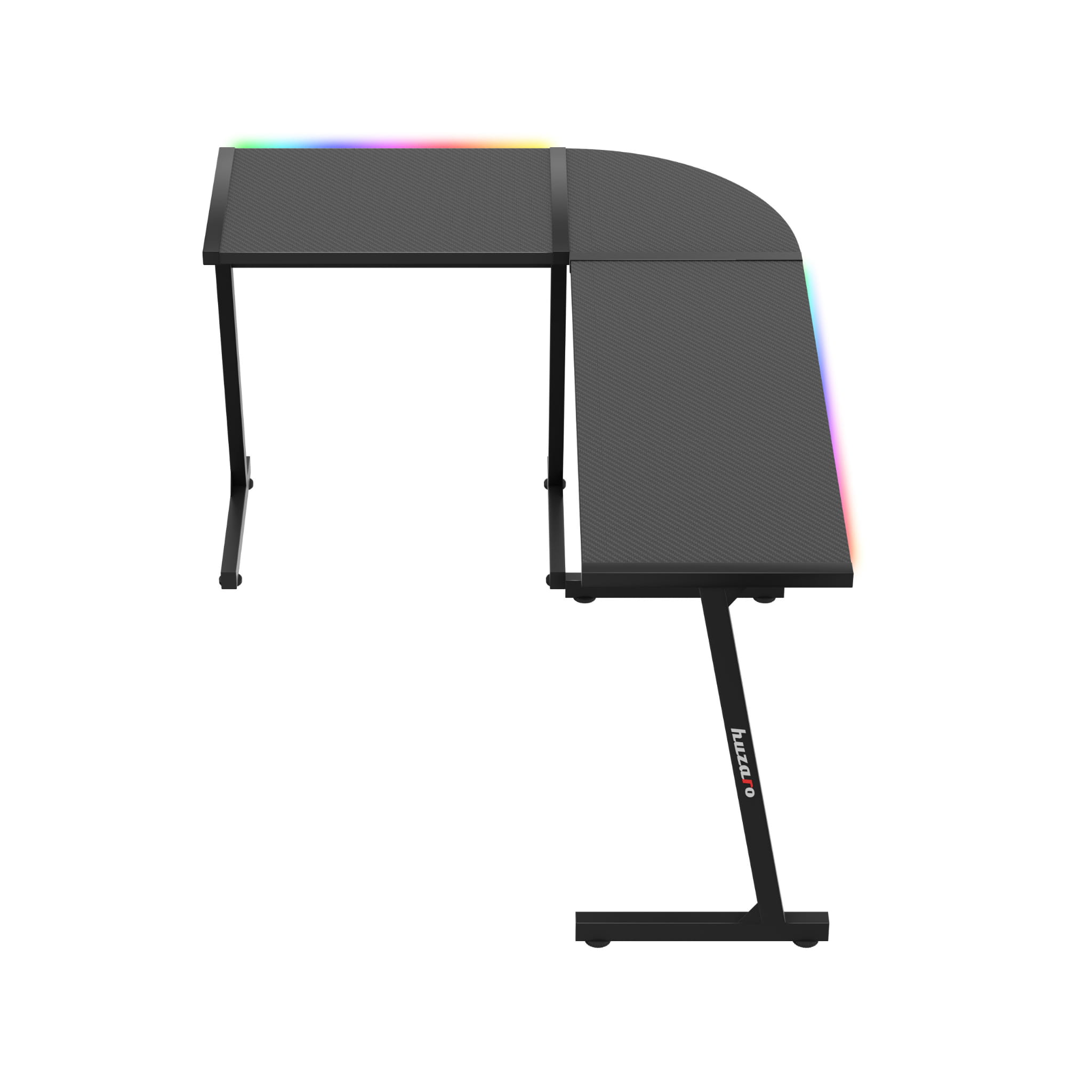 HUZARO HERO 6.0 Černý RGB Chytrý herní stůl 147 cm 