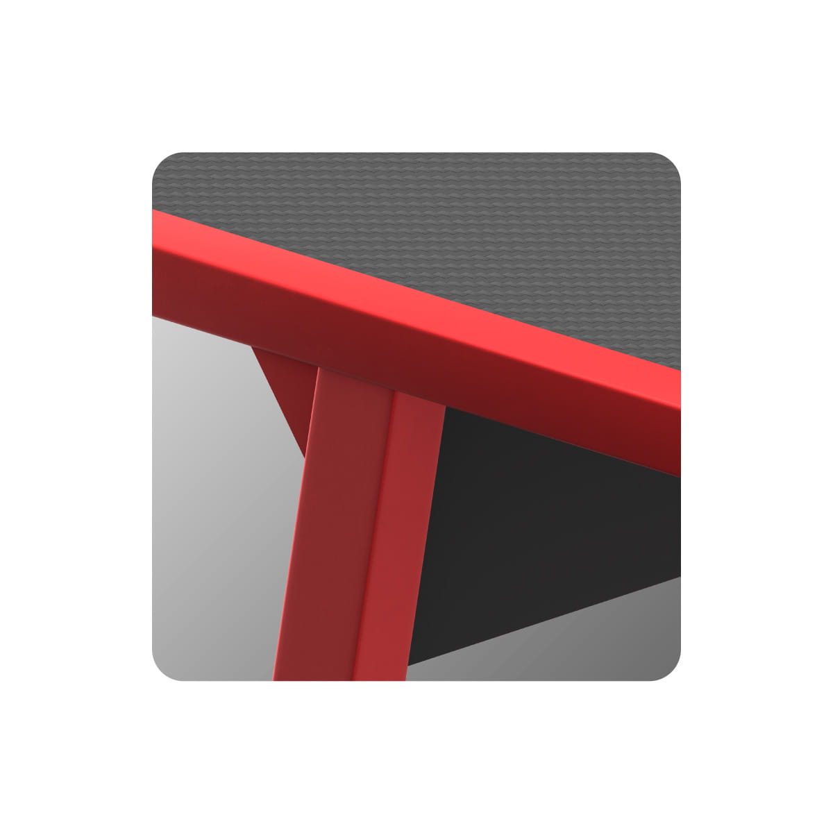 Herní stůl Huzaro Hero 6.0 Red 147 cm 