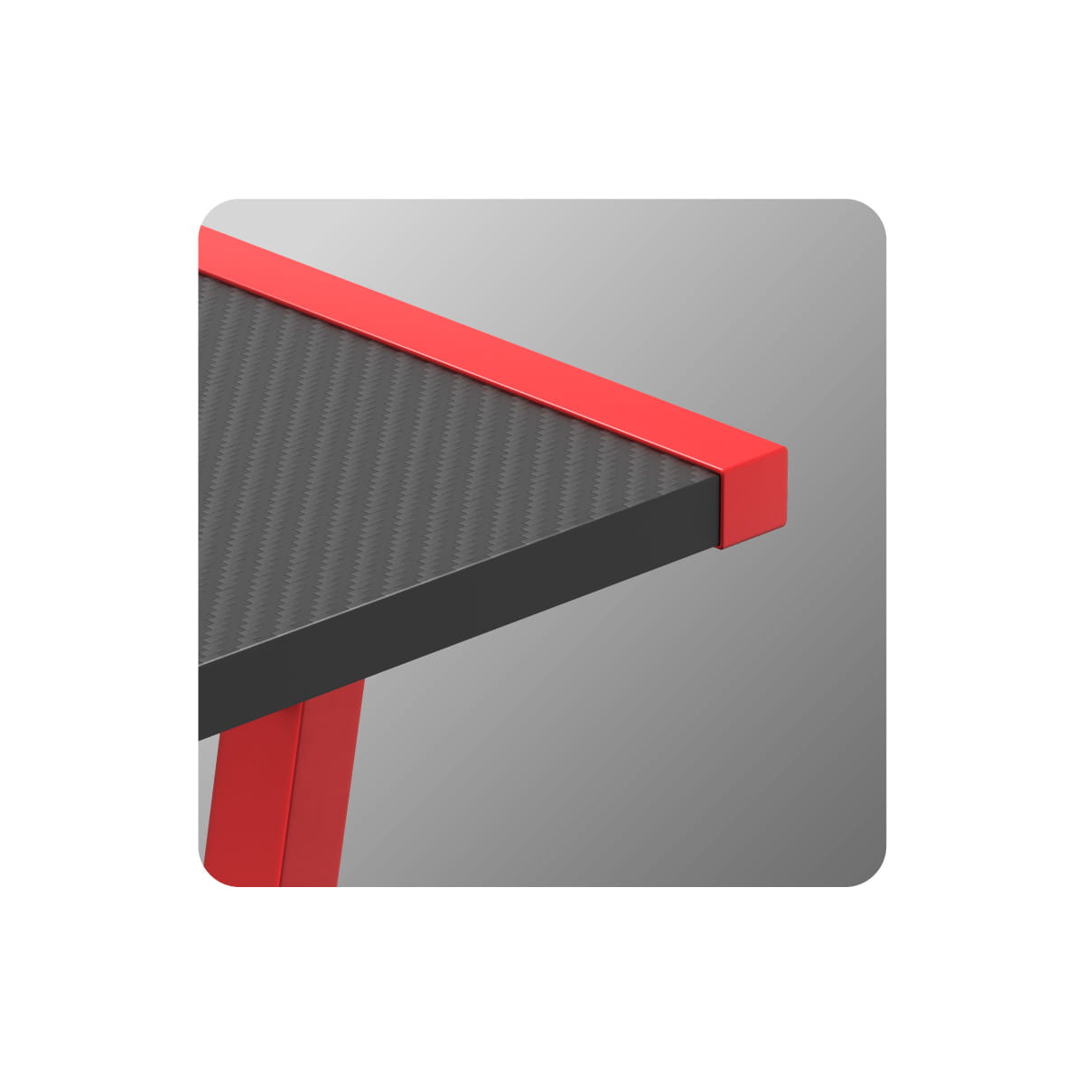 Herní stůl Huzaro Hero 6.0 Red 147 cm 