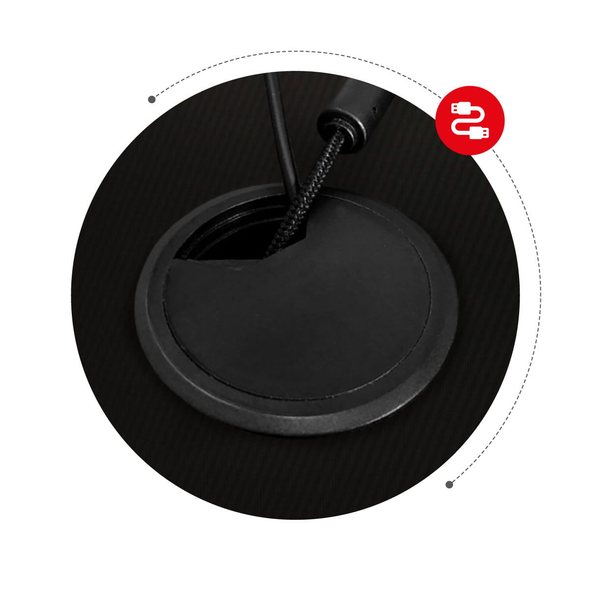 Herní stůl Huzaro Hero 7.0 154 cm 