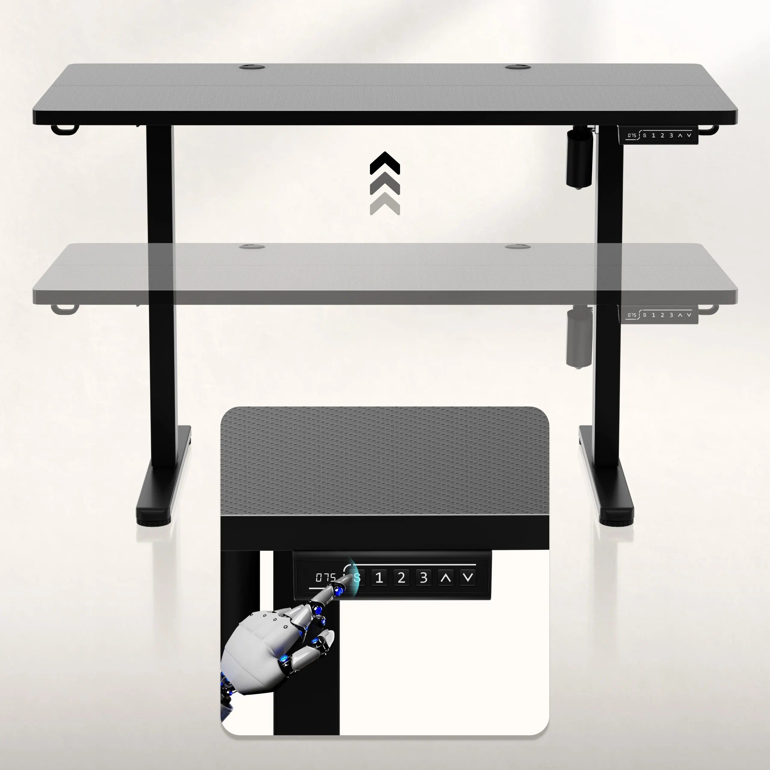 Herní stůl Huzaro Hero 8.1 Black 120 cm