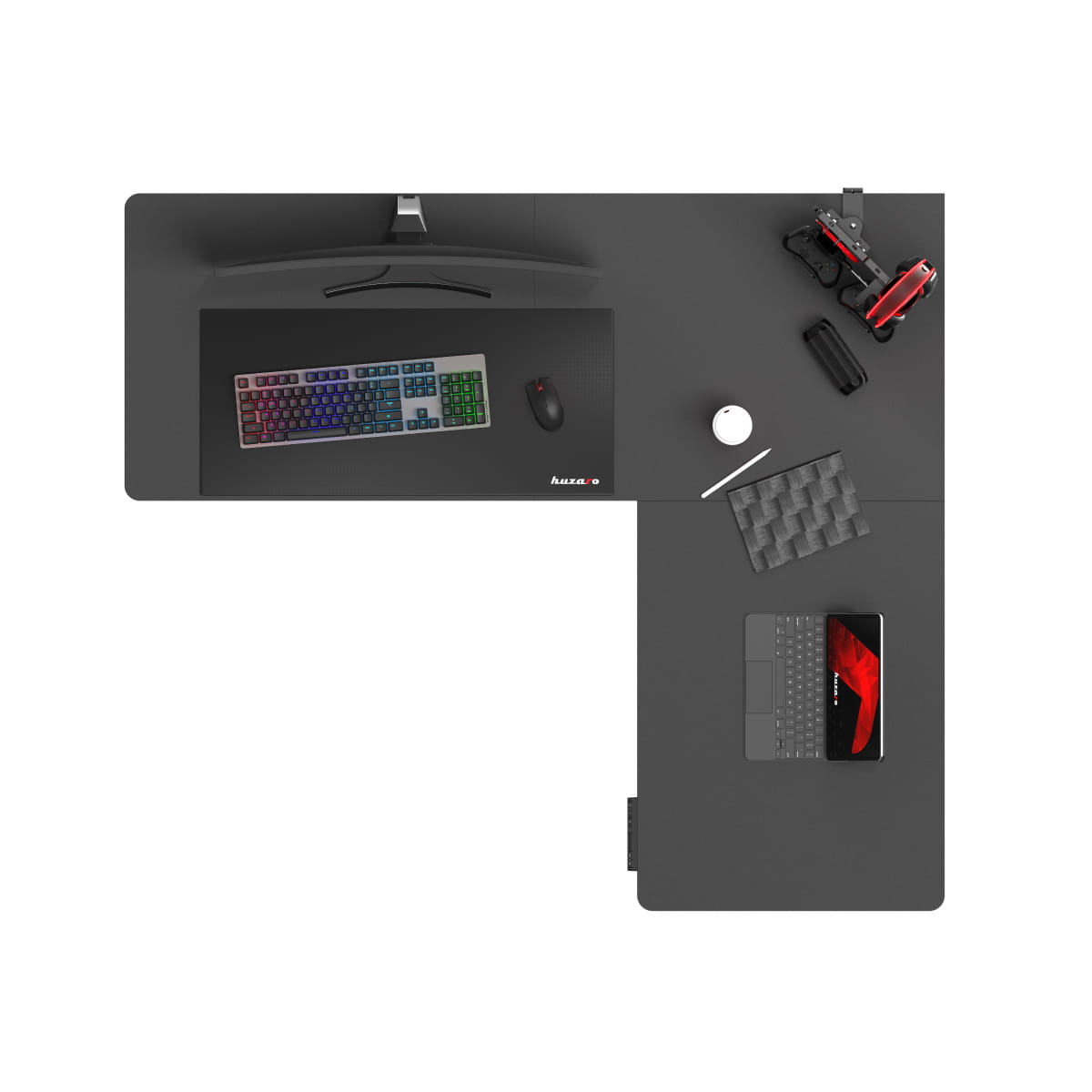 Huzaro Hero 9.5 Elektrický rohový stůl 160 cm 