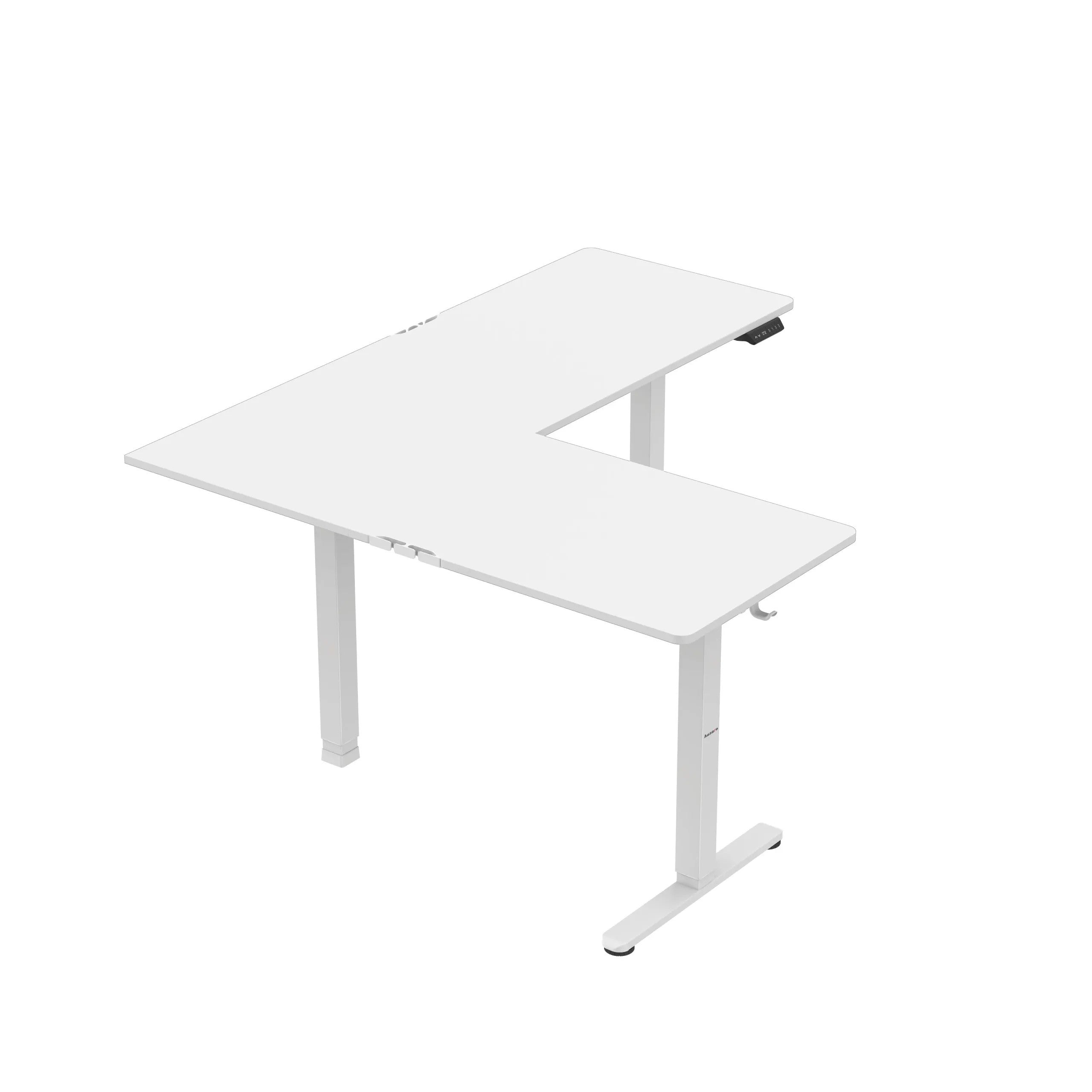 Huzaro Hero 9.5 bílý elektrický rohový stůl 160 cm 