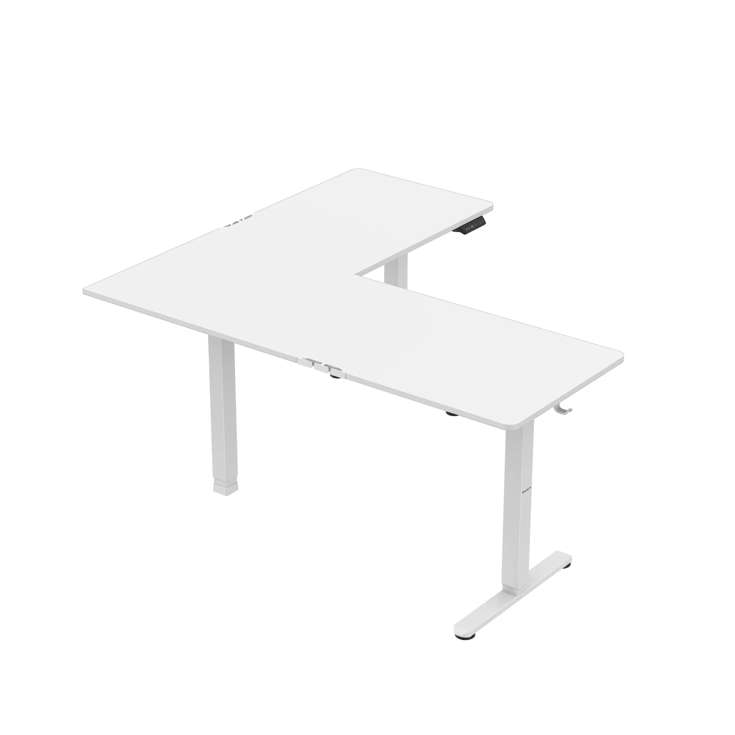 Huzaro Hero 9.5 bílý elektrický rohový stůl 160 cm 