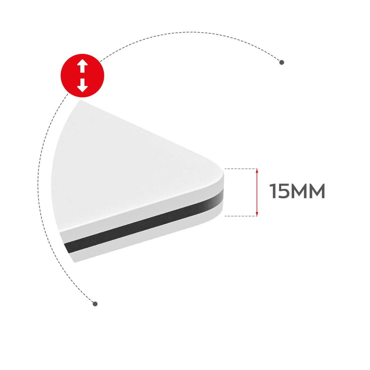 Herní stůl Huzaro Hero 1.6 bílý 120 cm 