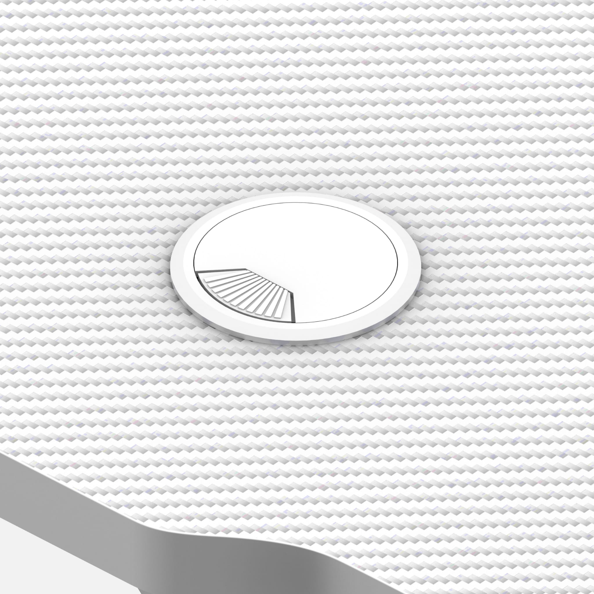 Herní stůl Huzaro Hero 3.3 Bílý RGB 140 cm 