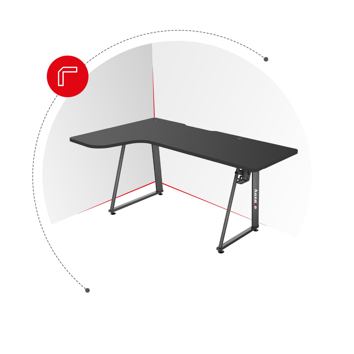Herní stůl Huzaro Hero 7.7 160 cm 